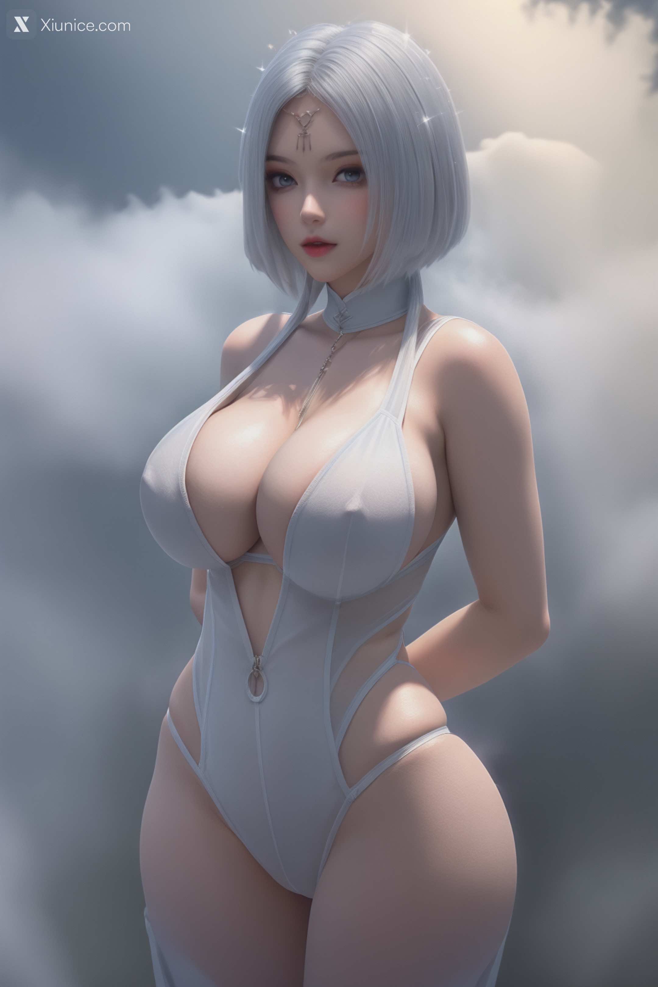 AI Girl – 堕玄师 – 白堇 非浅 沈燃 – 非浅 内衣写真 第32张