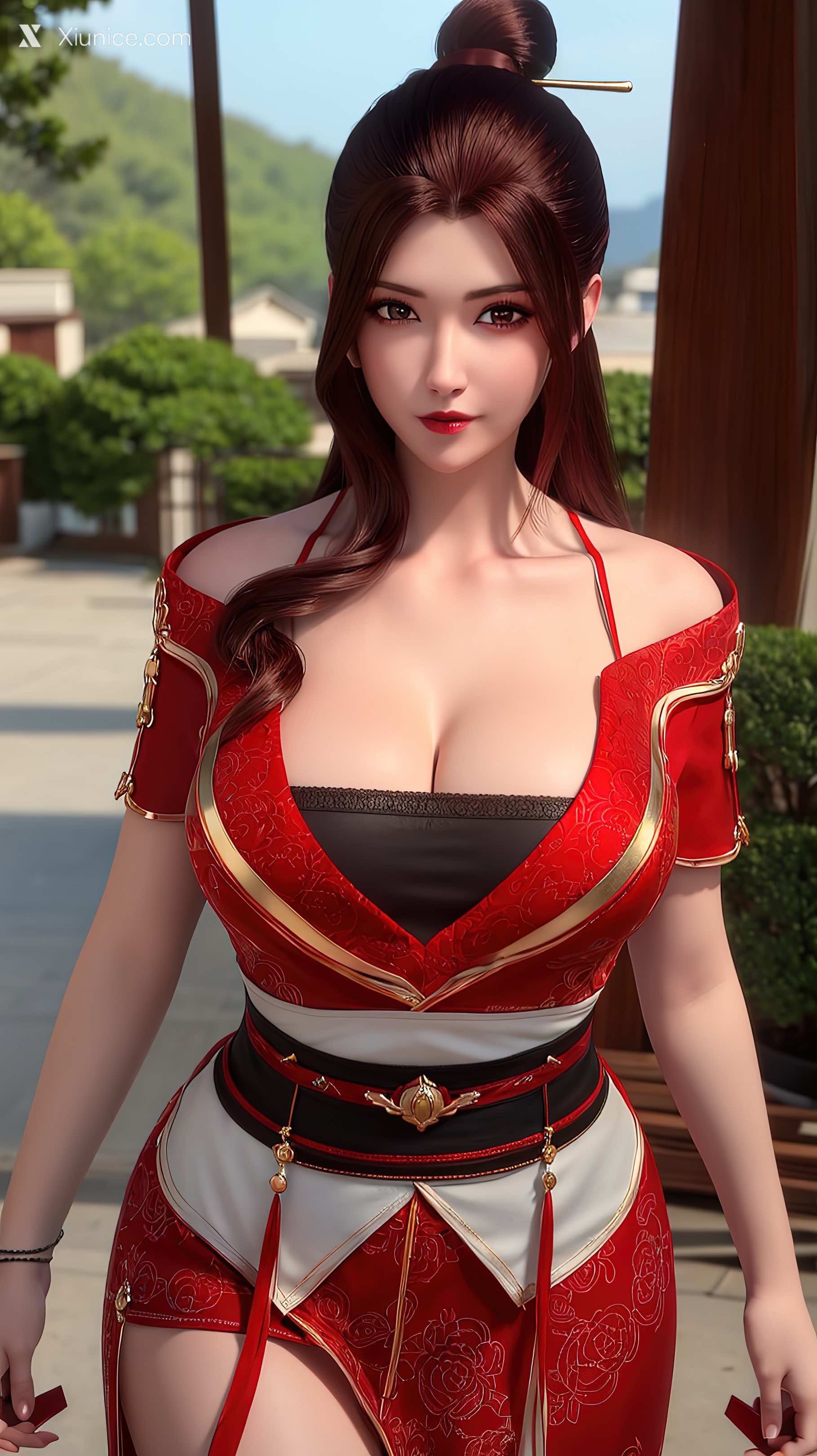 AI Girl – 堕玄师 – 白堇 非浅 沈燃 – 沈燃 户外红装 第12张