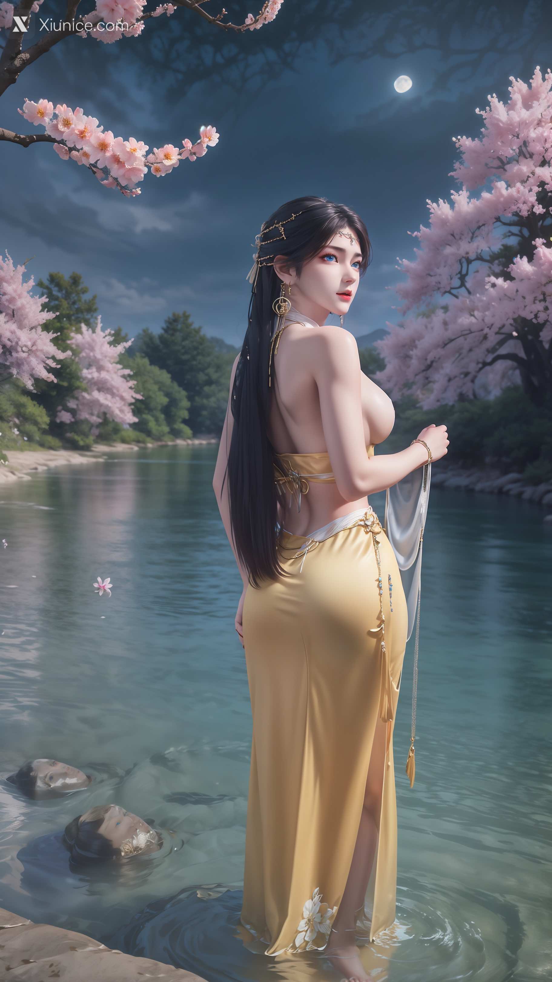 AI Girl – 诛仙-金瓶儿 溪边写真 第59张