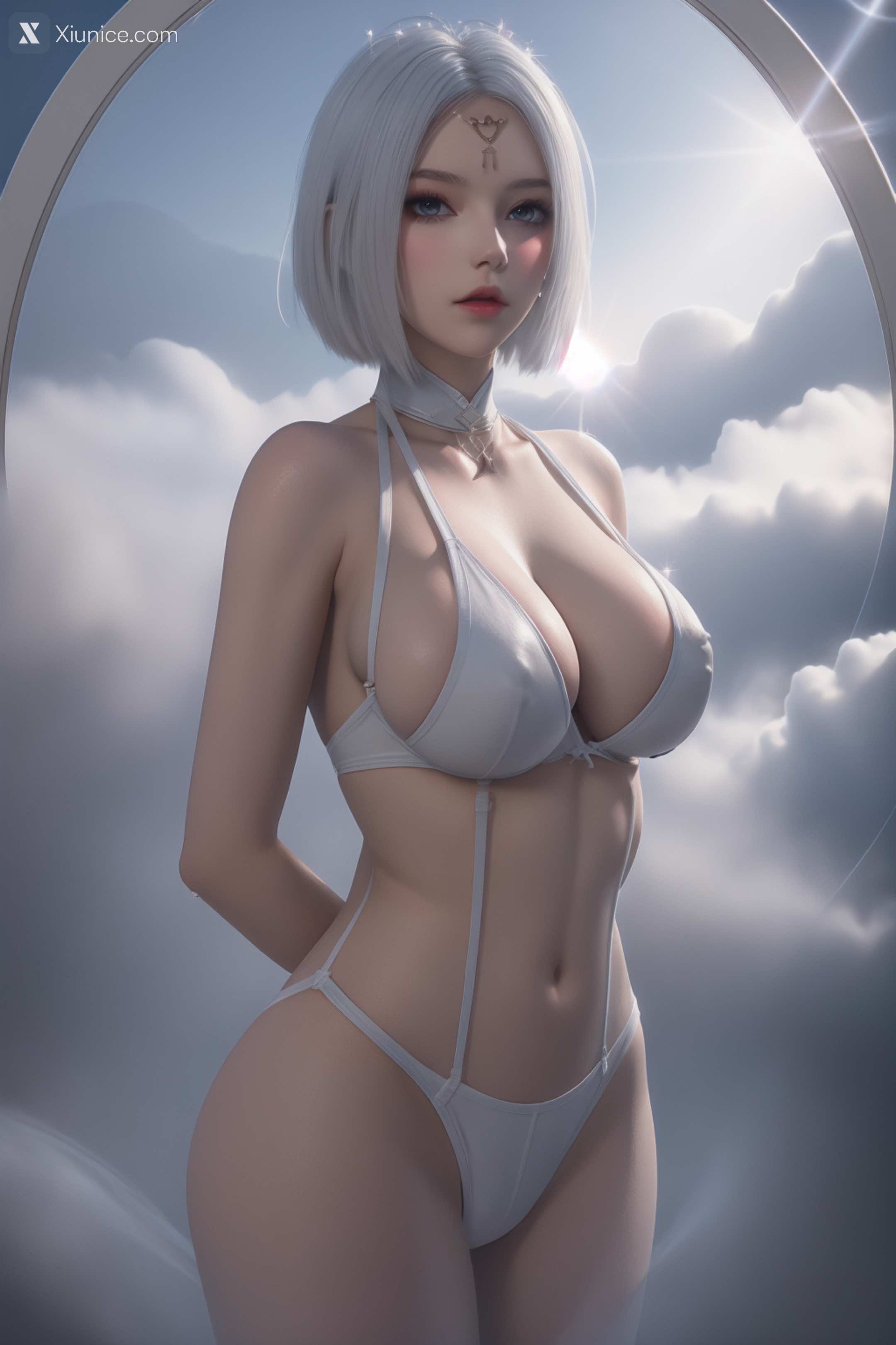 AI Girl – 堕玄师 – 白堇 非浅 沈燃 – 非浅 内衣写真 第26张