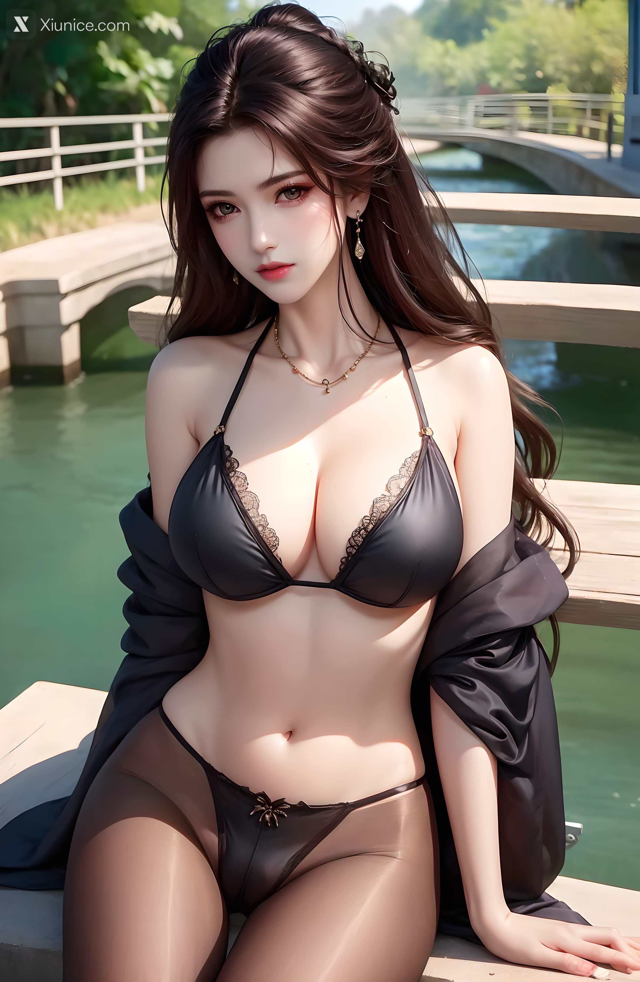 AI Girl – 绫清竹-拦腰细腻黑丝 第82张
