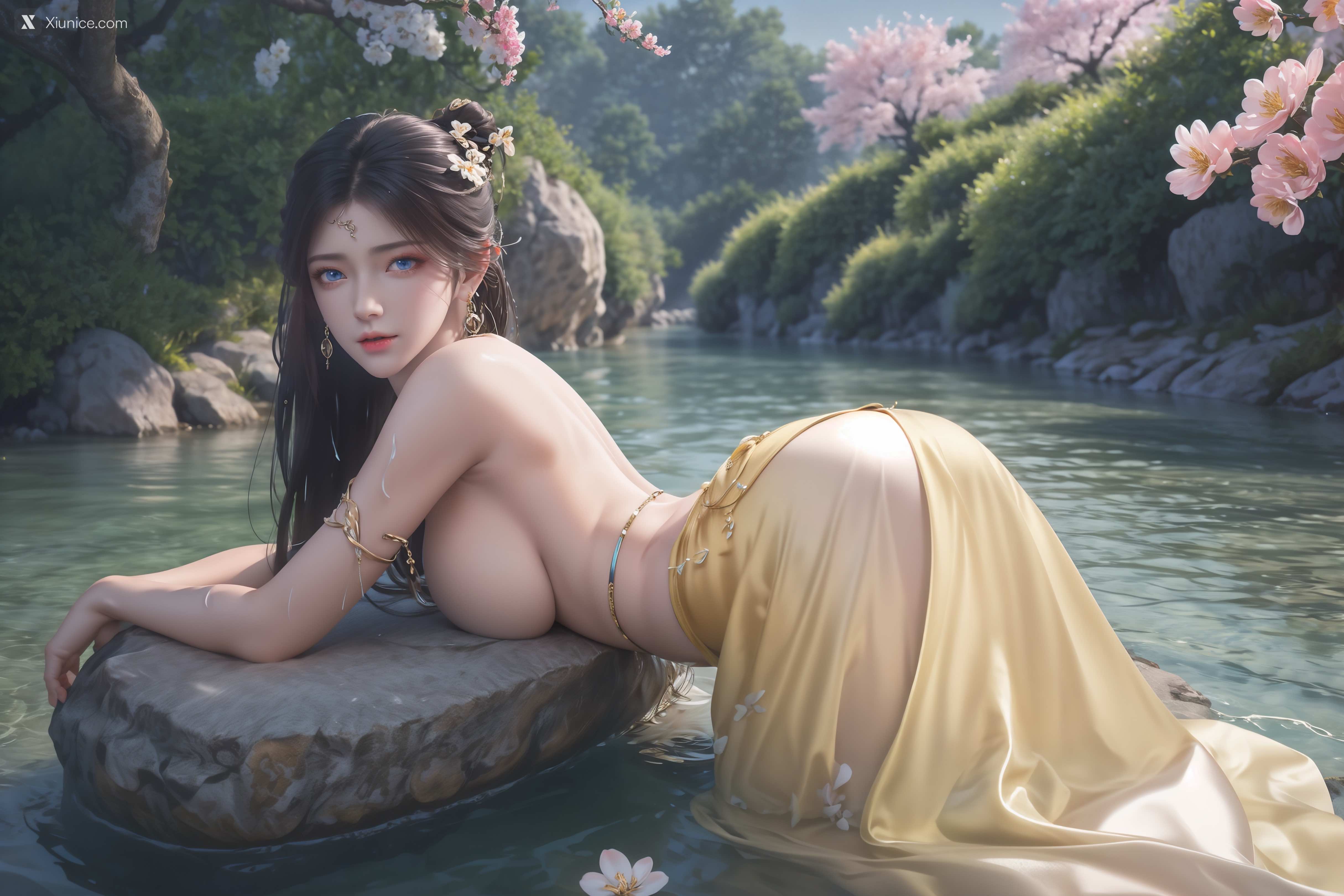 AI Girl – 诛仙-金瓶儿 溪边写真 第17张