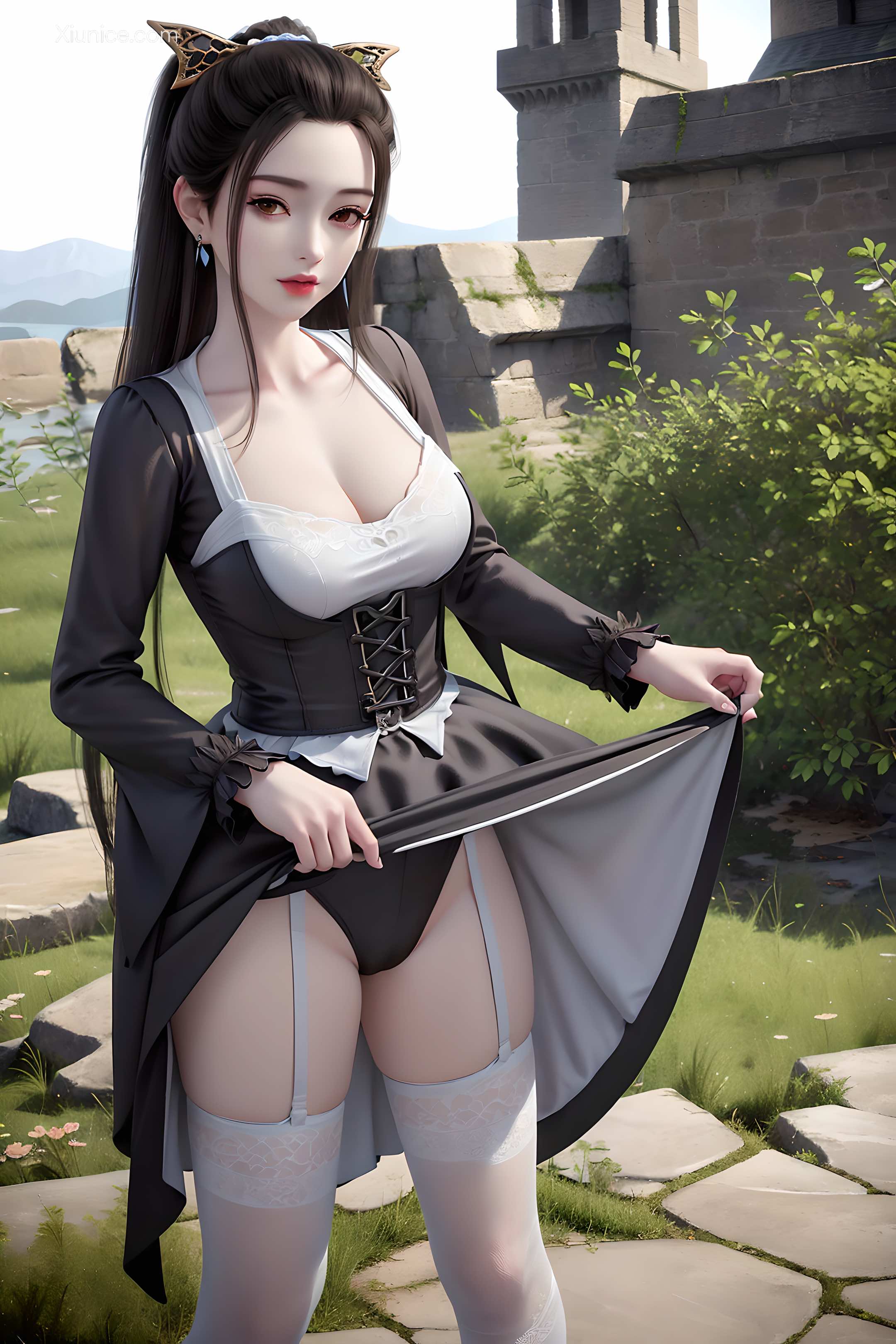 AI Girl – 妖神记 – 龙羽音 应月茹 – 应月茹3 户外 第32张