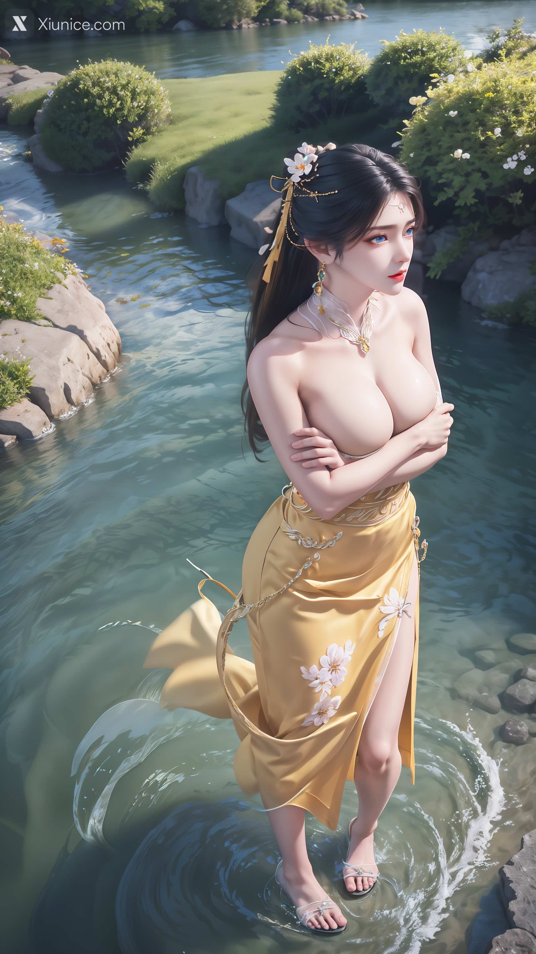 AI Girl – 诛仙-金瓶儿 溪边写真 第64张
