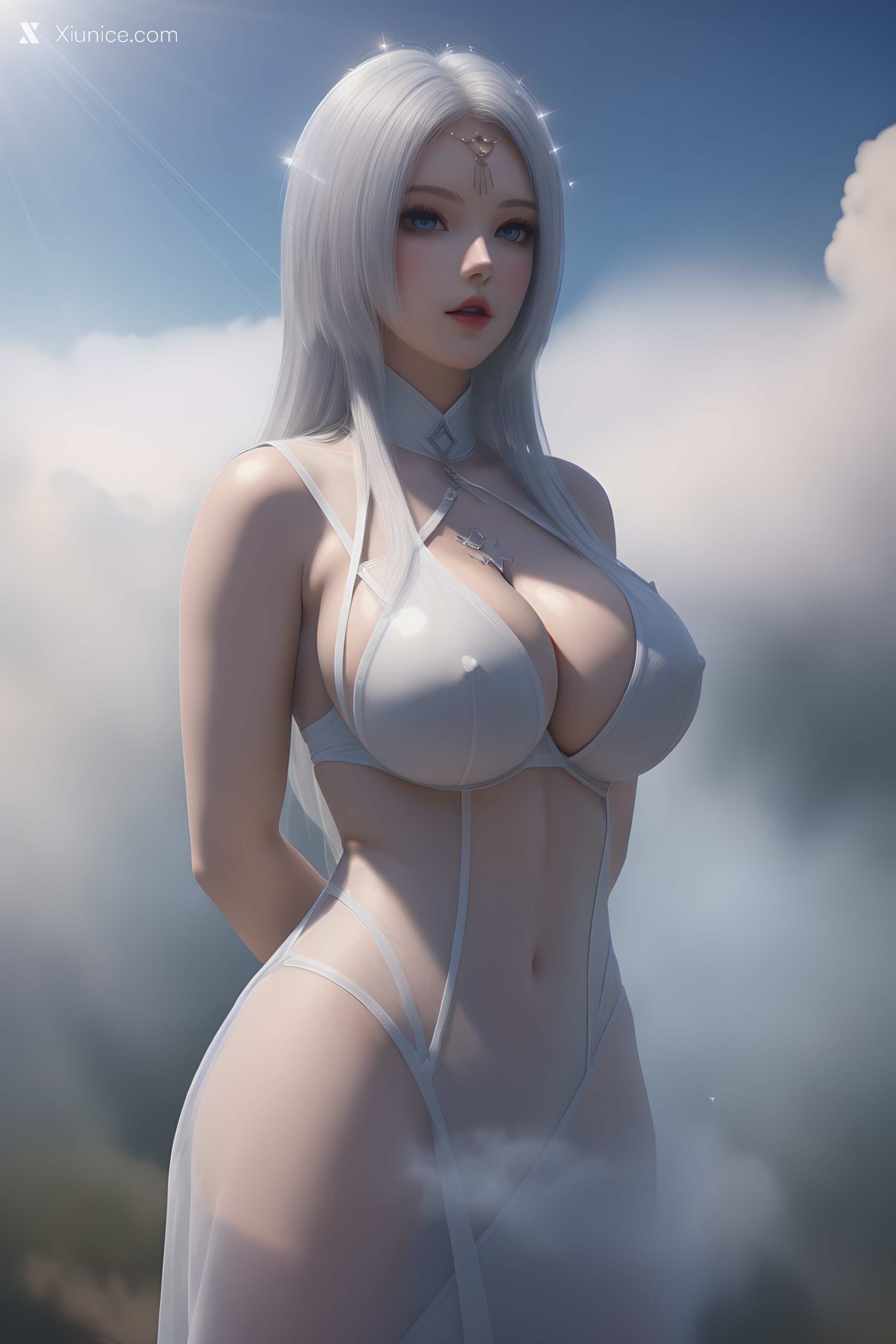 AI Girl – 堕玄师 – 白堇 非浅 沈燃 – 非浅 内衣写真 第2张