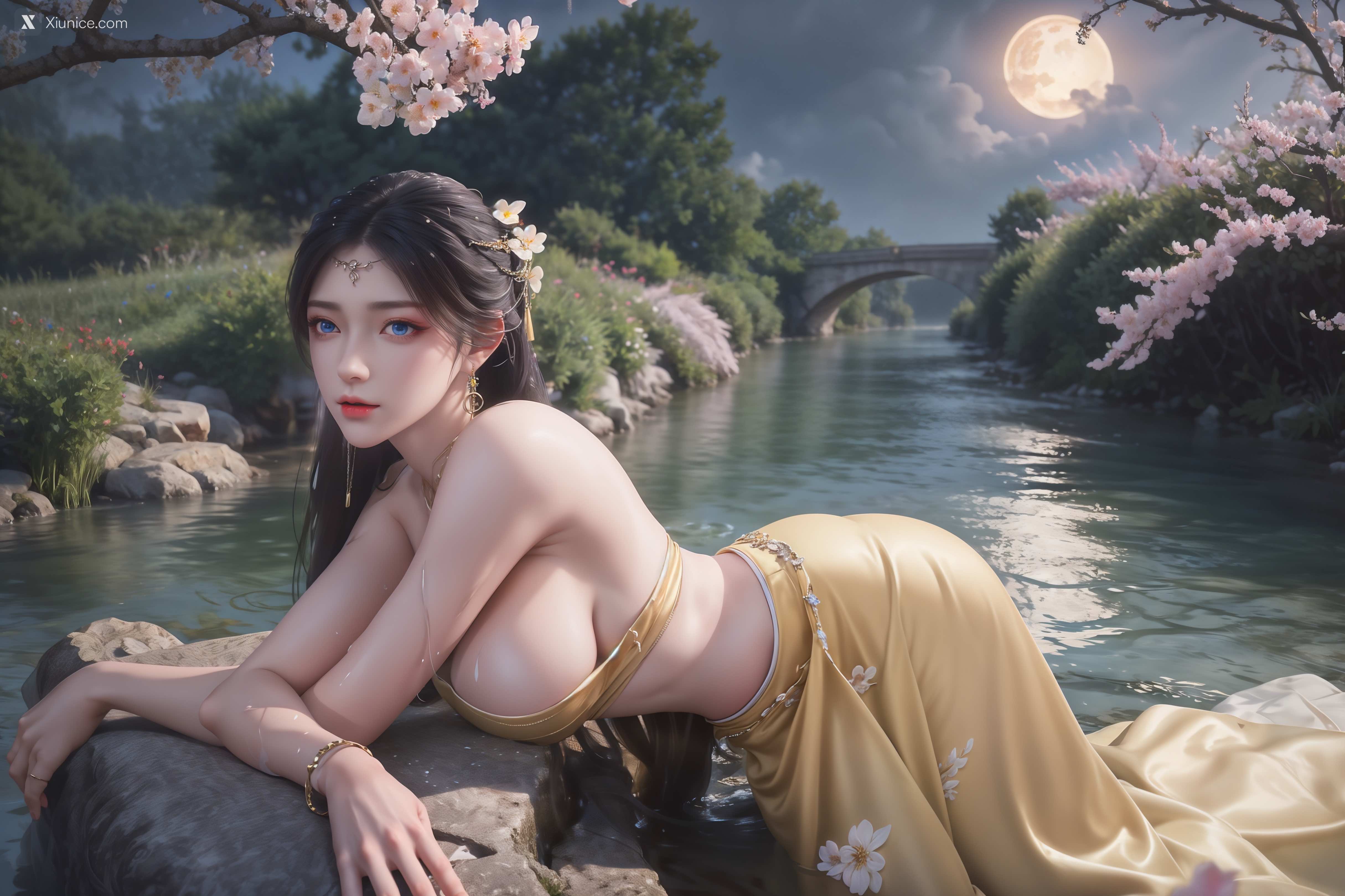 AI Girl – 诛仙-金瓶儿 溪边写真 第25张
