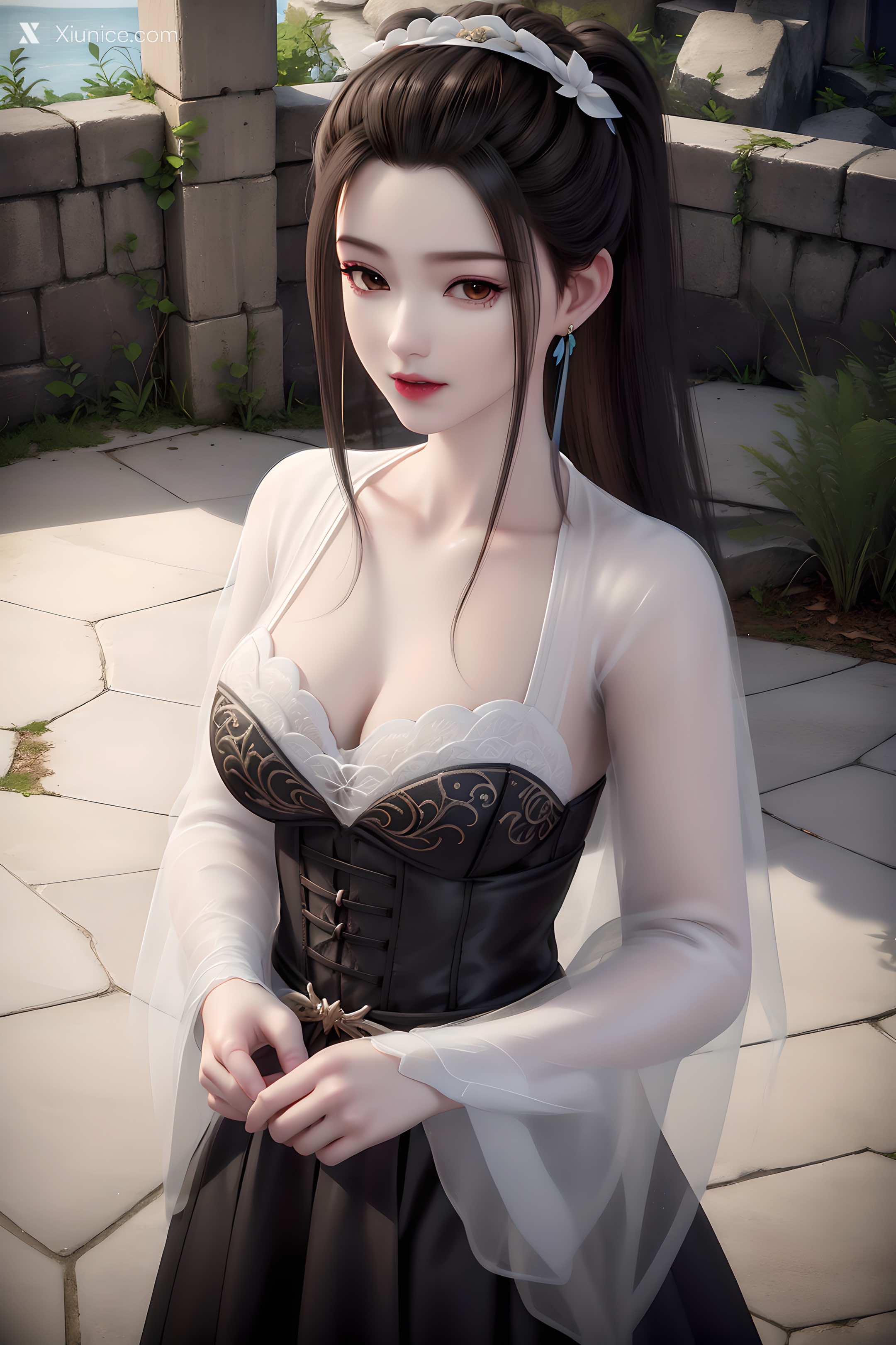AI Girl – 妖神记 – 龙羽音 应月茹 – 应月茹3 户外 第34张