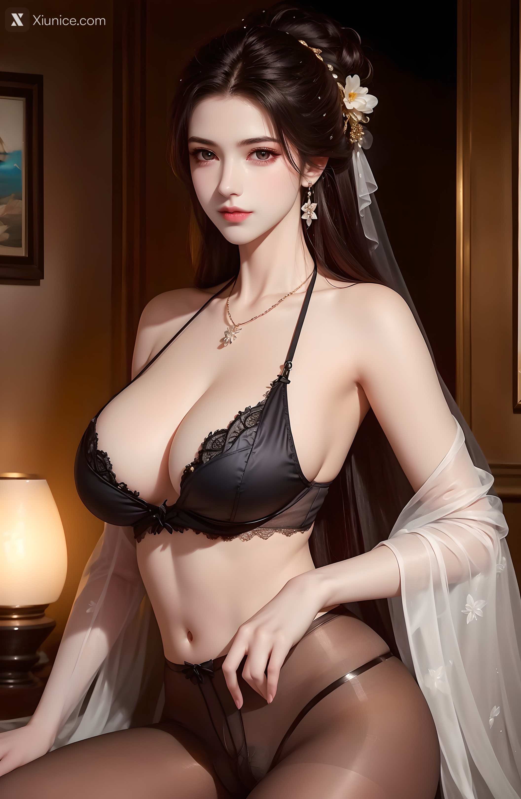 AI Girl – 绫清竹-拦腰细腻黑丝 第56张