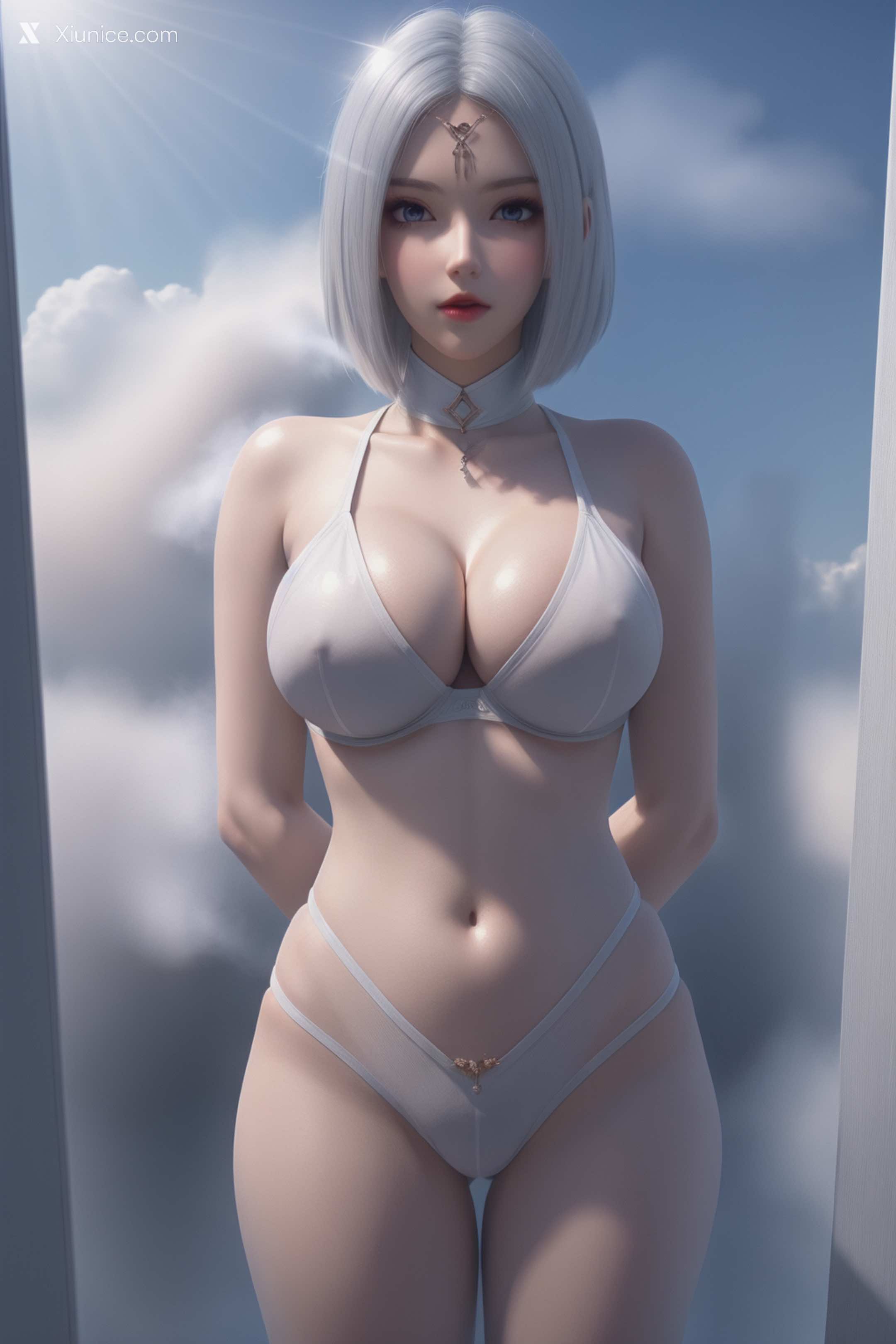 AI Girl – 堕玄师 – 白堇 非浅 沈燃 – 非浅 内衣写真 第18张