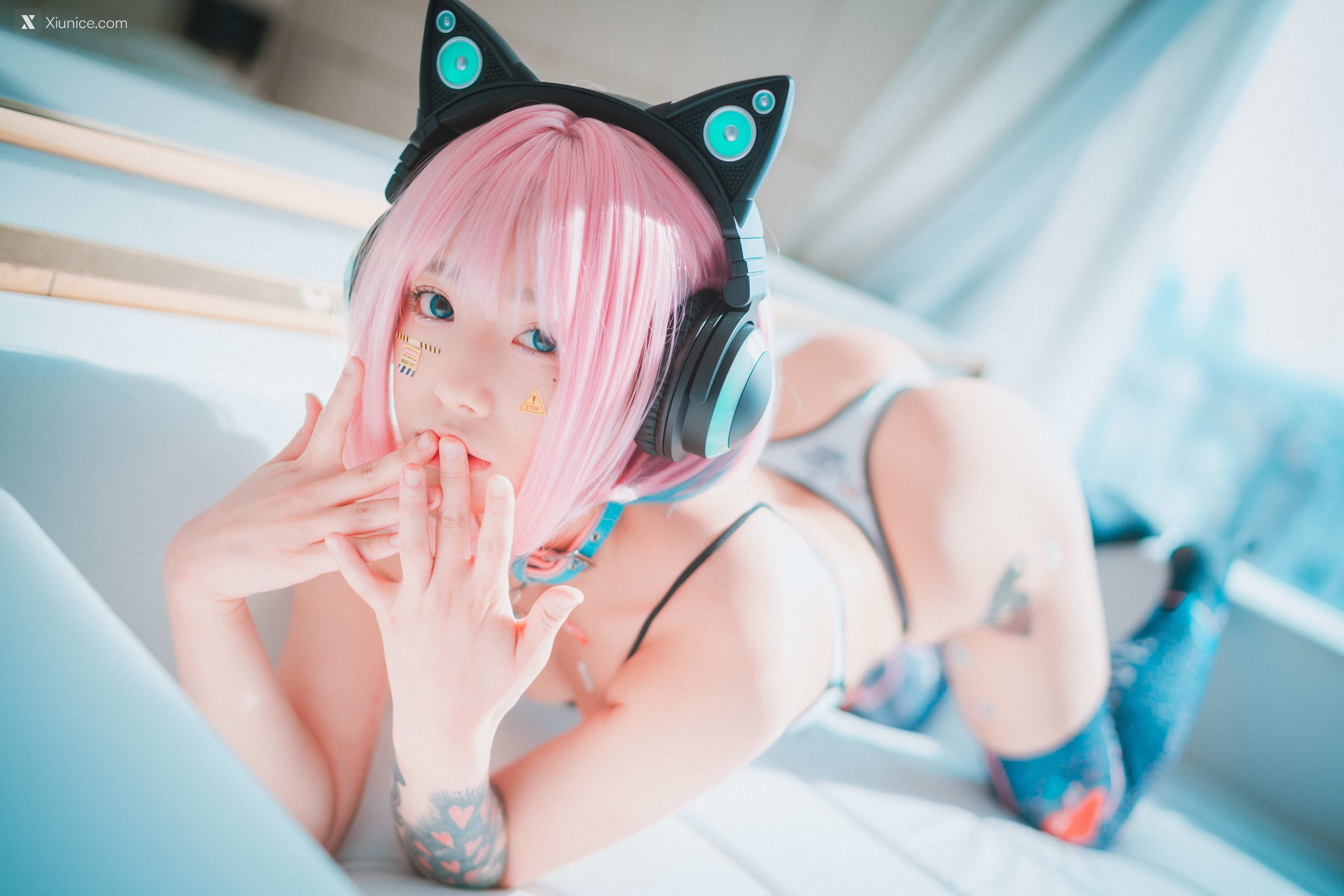 DJAWA Photo – Maruemon (마루에몽) – Caution Girl vs Athletic Girl 第14张