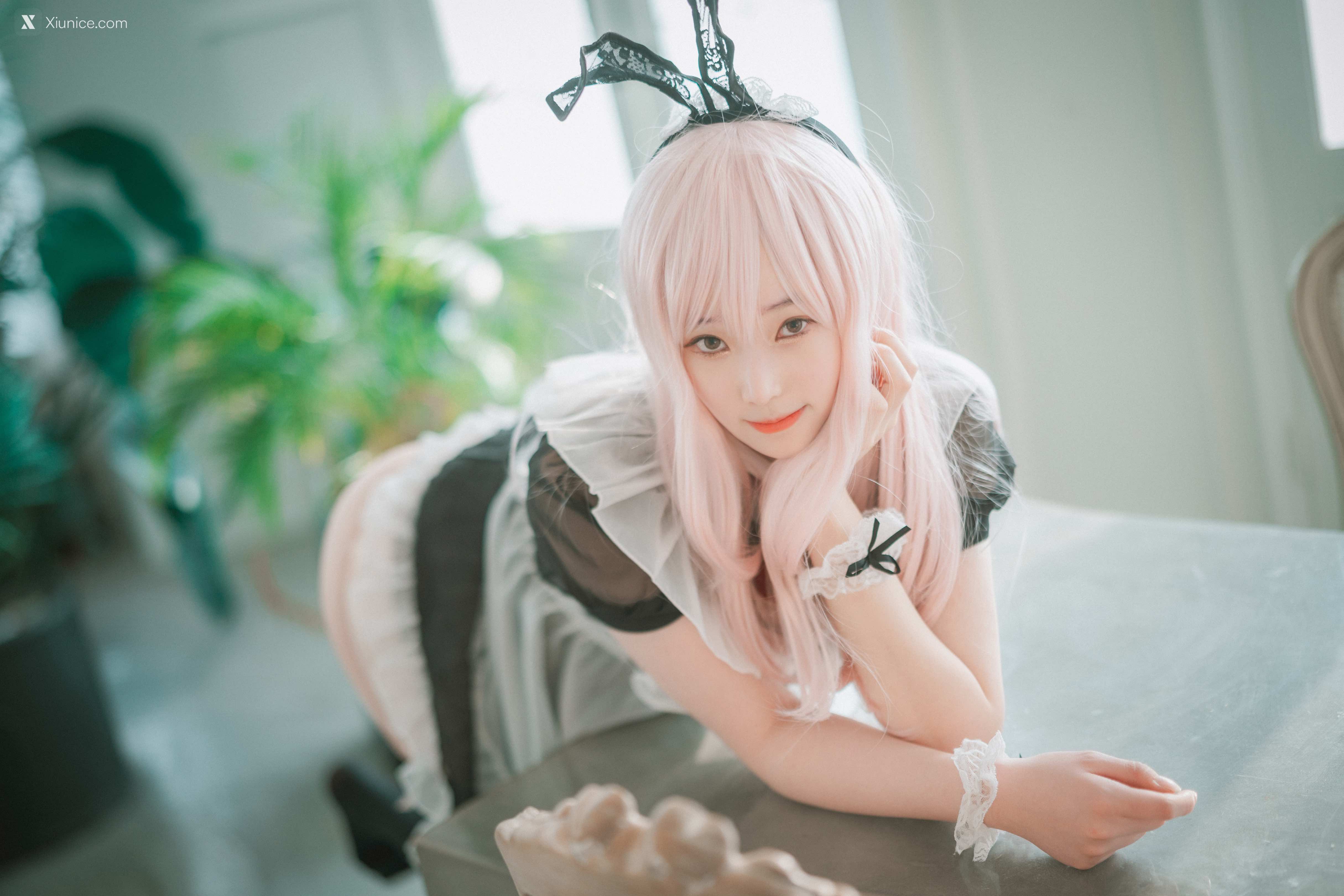 DJAWA Photo – Bambi (밤비) – Sheer Bunny Maid 第42张