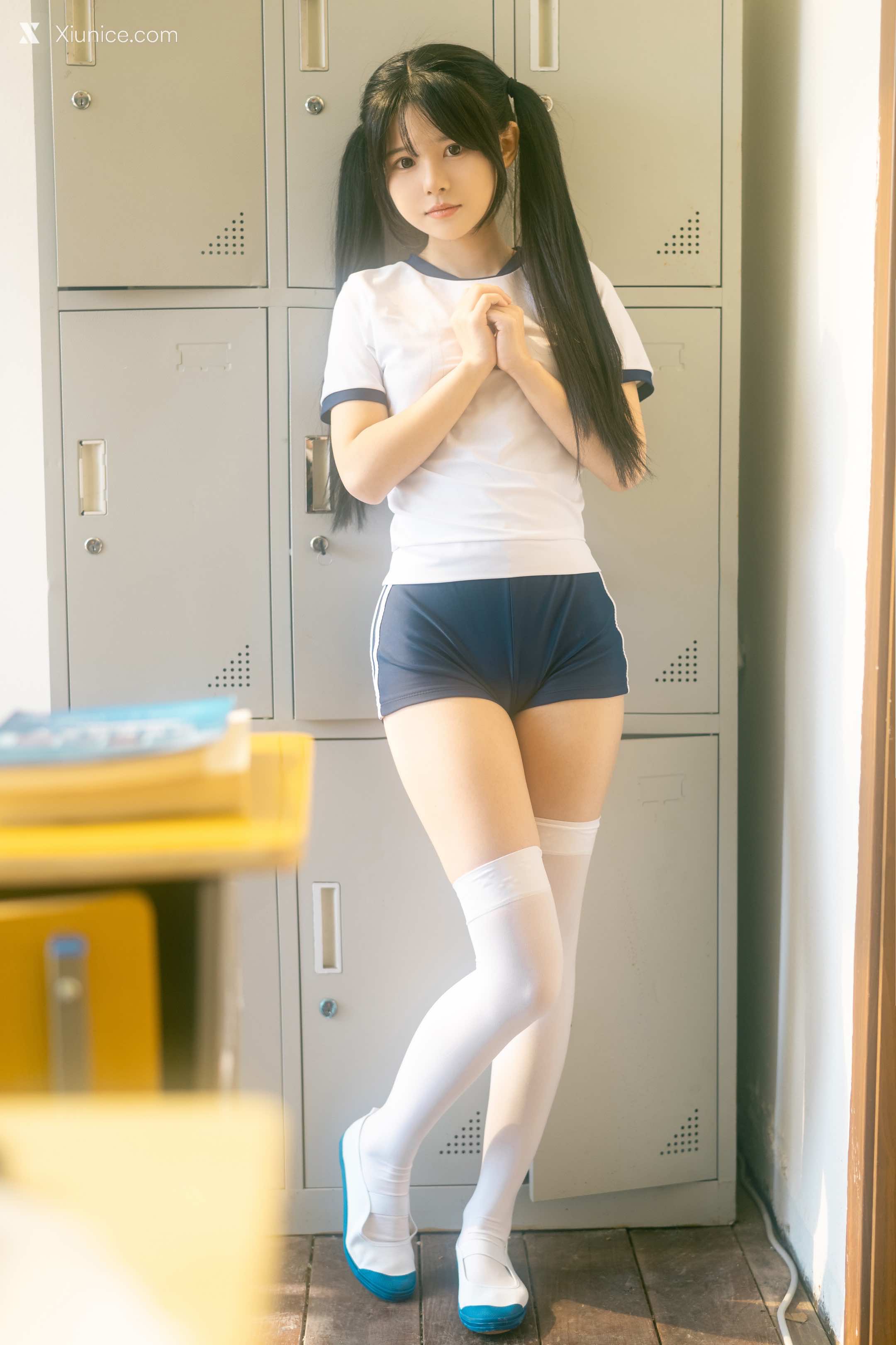 Coser@rua阮阮 – rua阮阮 – 春の更衣室-体操服 第2张