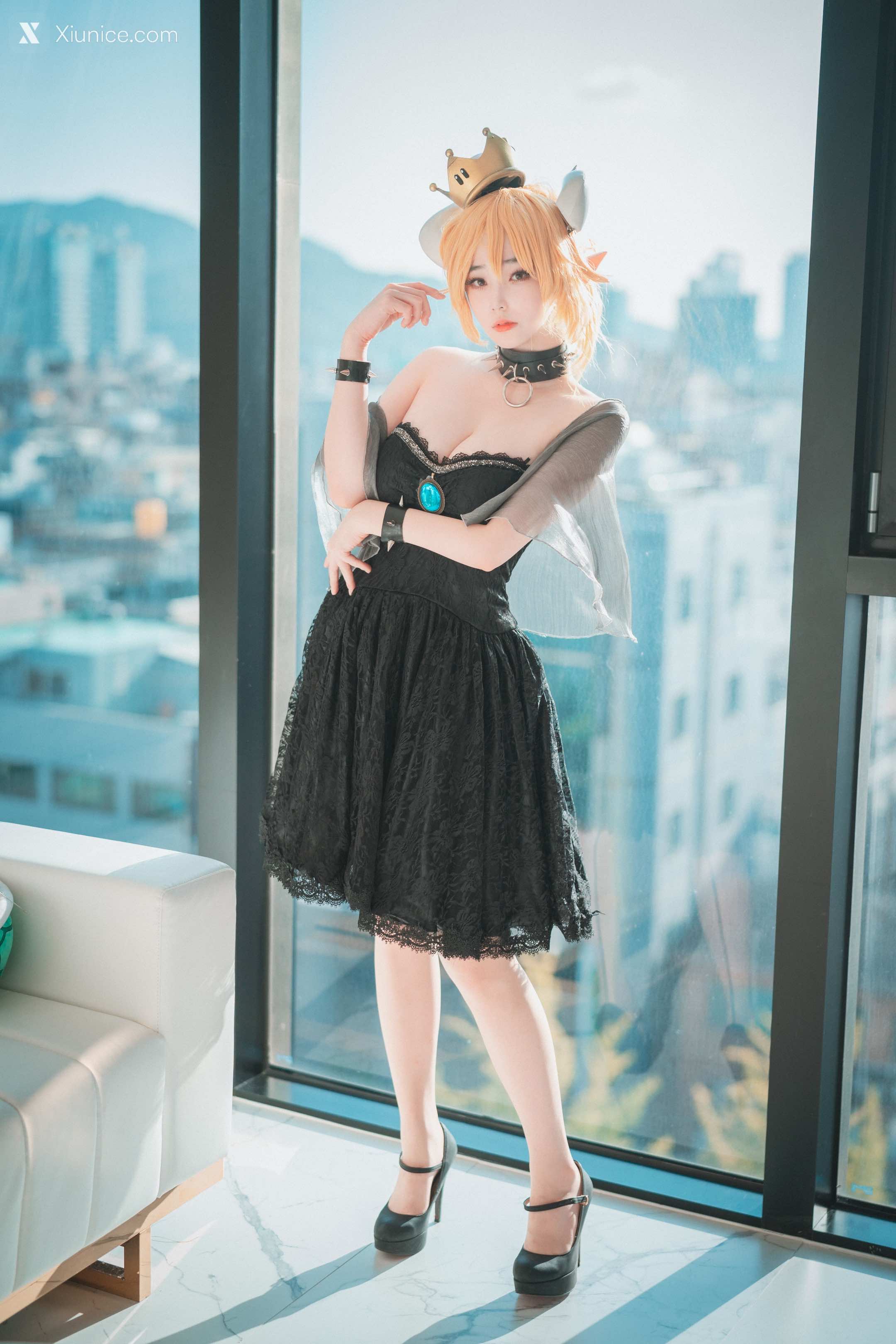 DJAWA Photo – Bambi (밤비) – Halloween with Bowsette (Super Mario Bros.) 第21张
