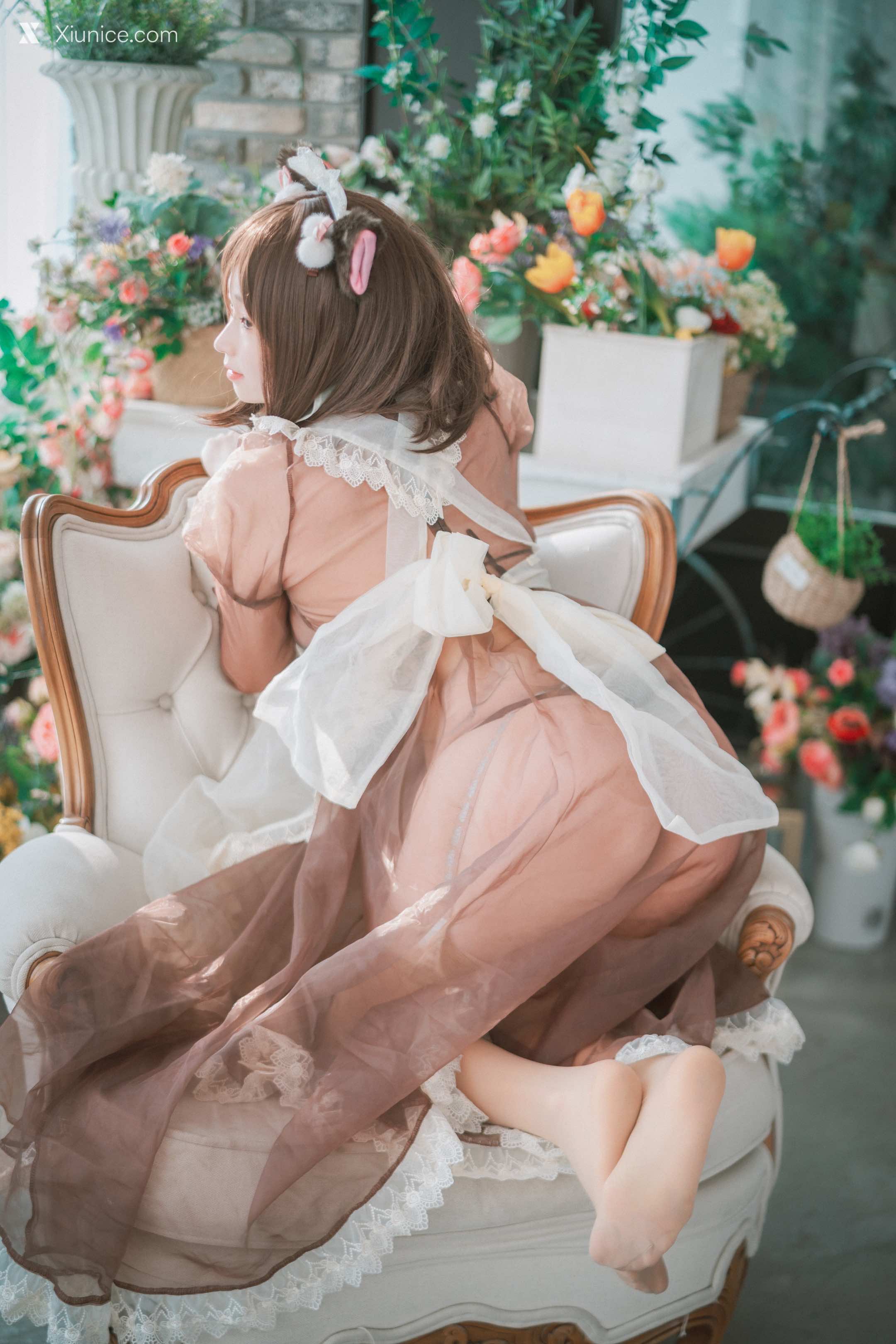 DJAWA Photo – Bambi (밤비) – Pure Marron (Maid) 第18张