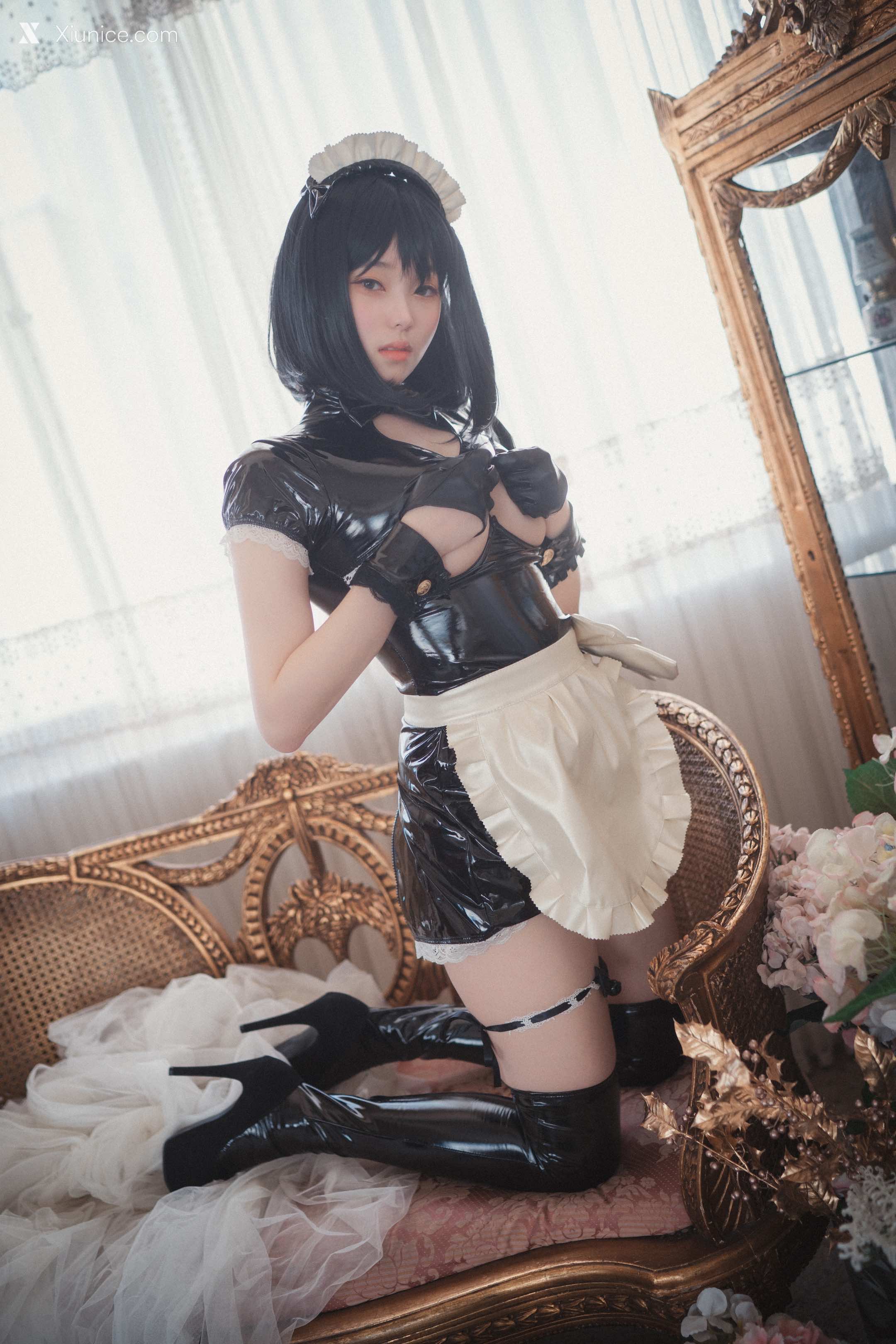 DJAWA Photo – Bambi (밤비) – Femme de Chambre en Latex 第47张