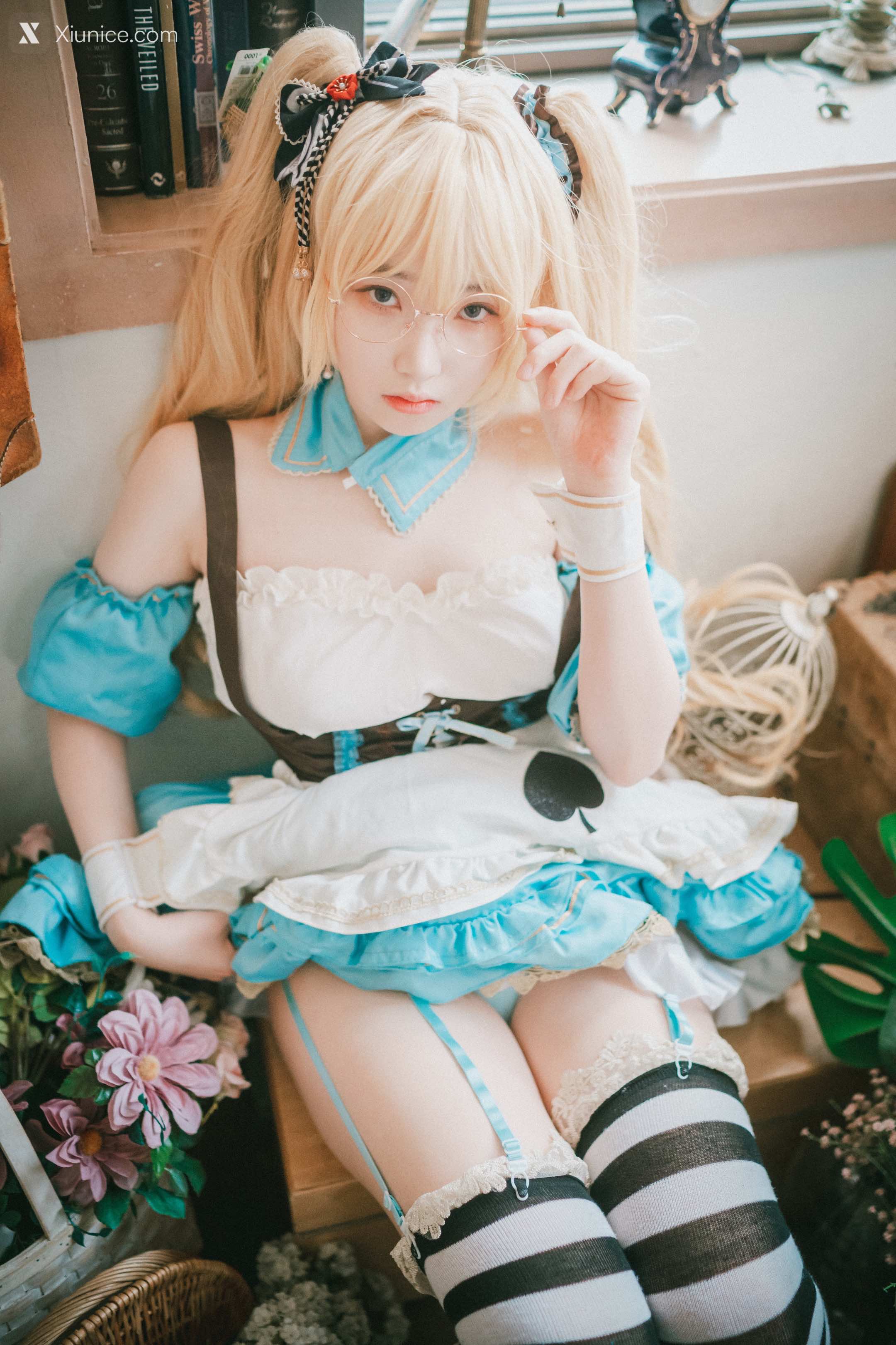 DJAWA Photo – Bambi (밤비) – Alice in Glasses 第9张