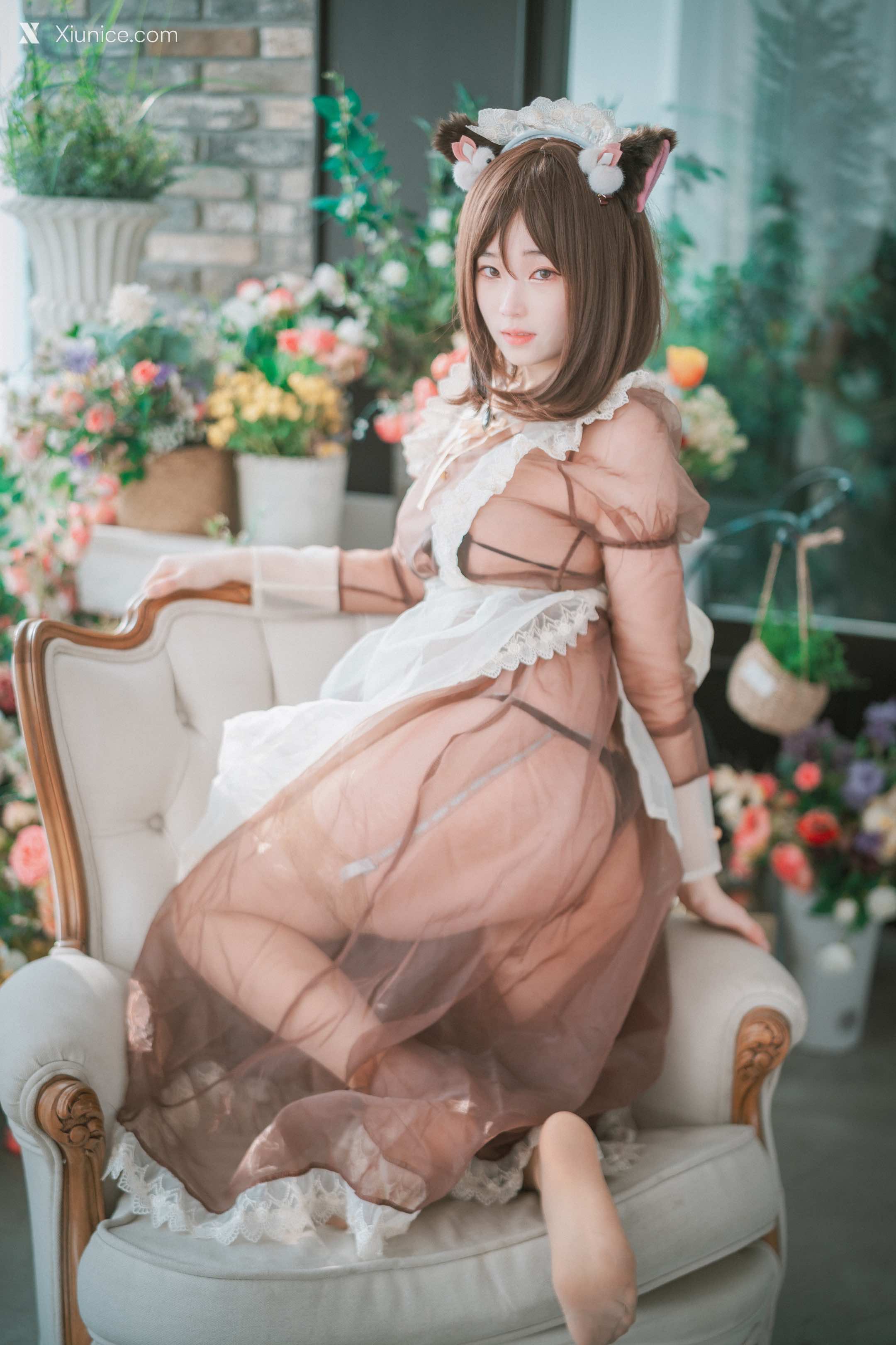 DJAWA Photo – Bambi (밤비) – Pure Marron (Maid) 第20张