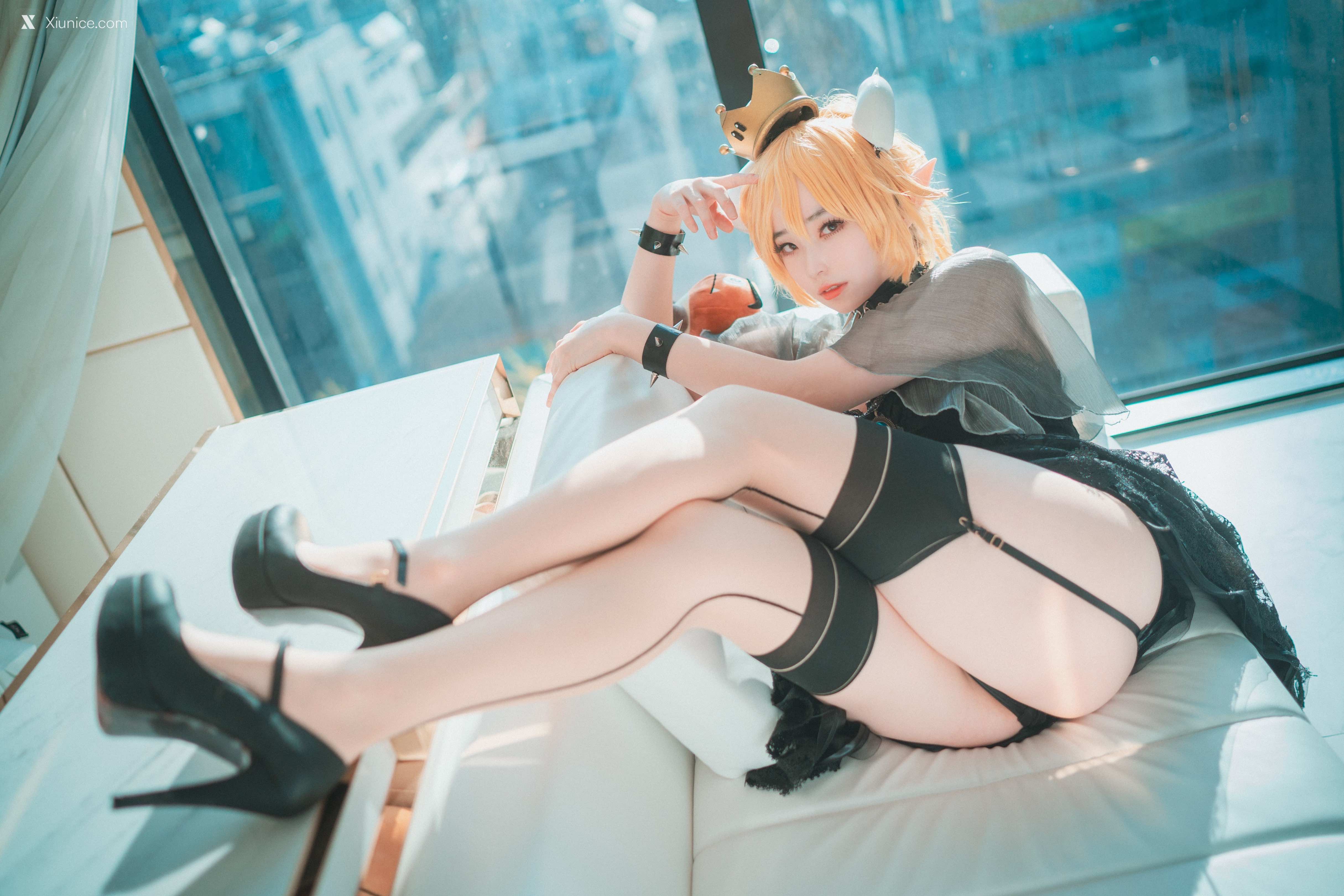 DJAWA Photo – Bambi (밤비) – Halloween with Bowsette (Super Mario Bros.) 第27张
