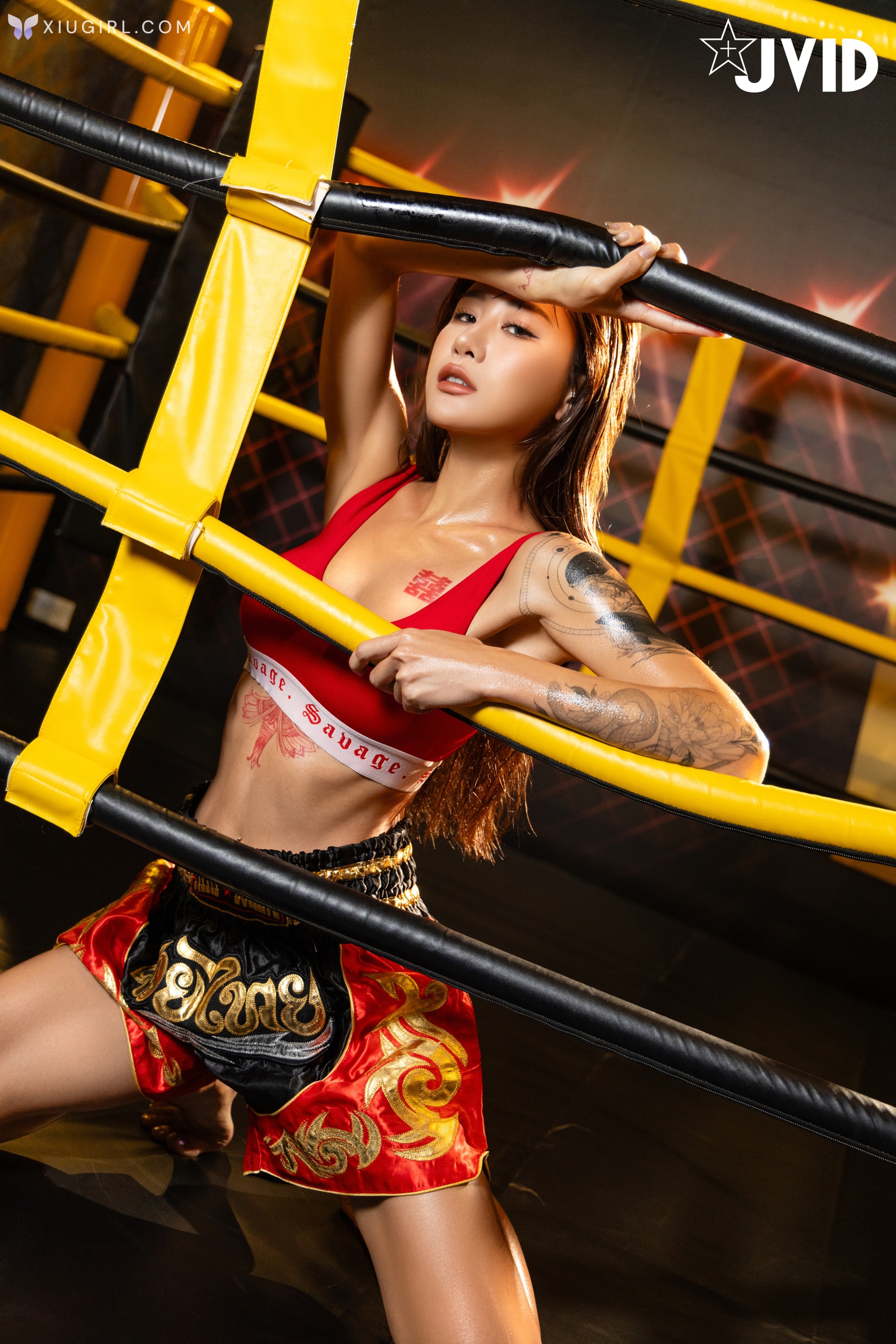 JVID Lara 雙囍 – 全裸搏擊擂台 The Empresss Struggle in the Naked Fight Zone 第76张