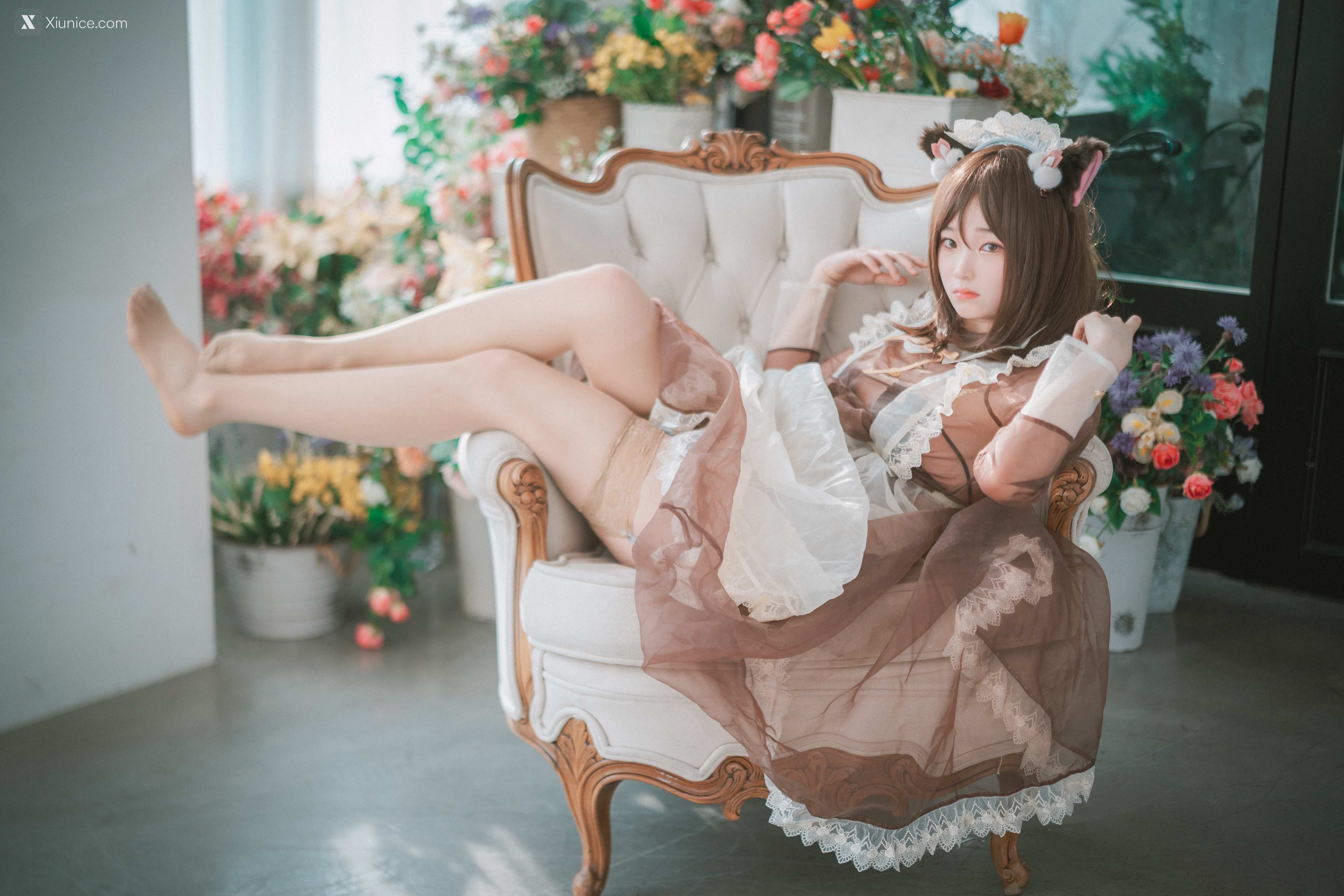 DJAWA Photo – Bambi (밤비) – Pure Marron (Maid) 第26张