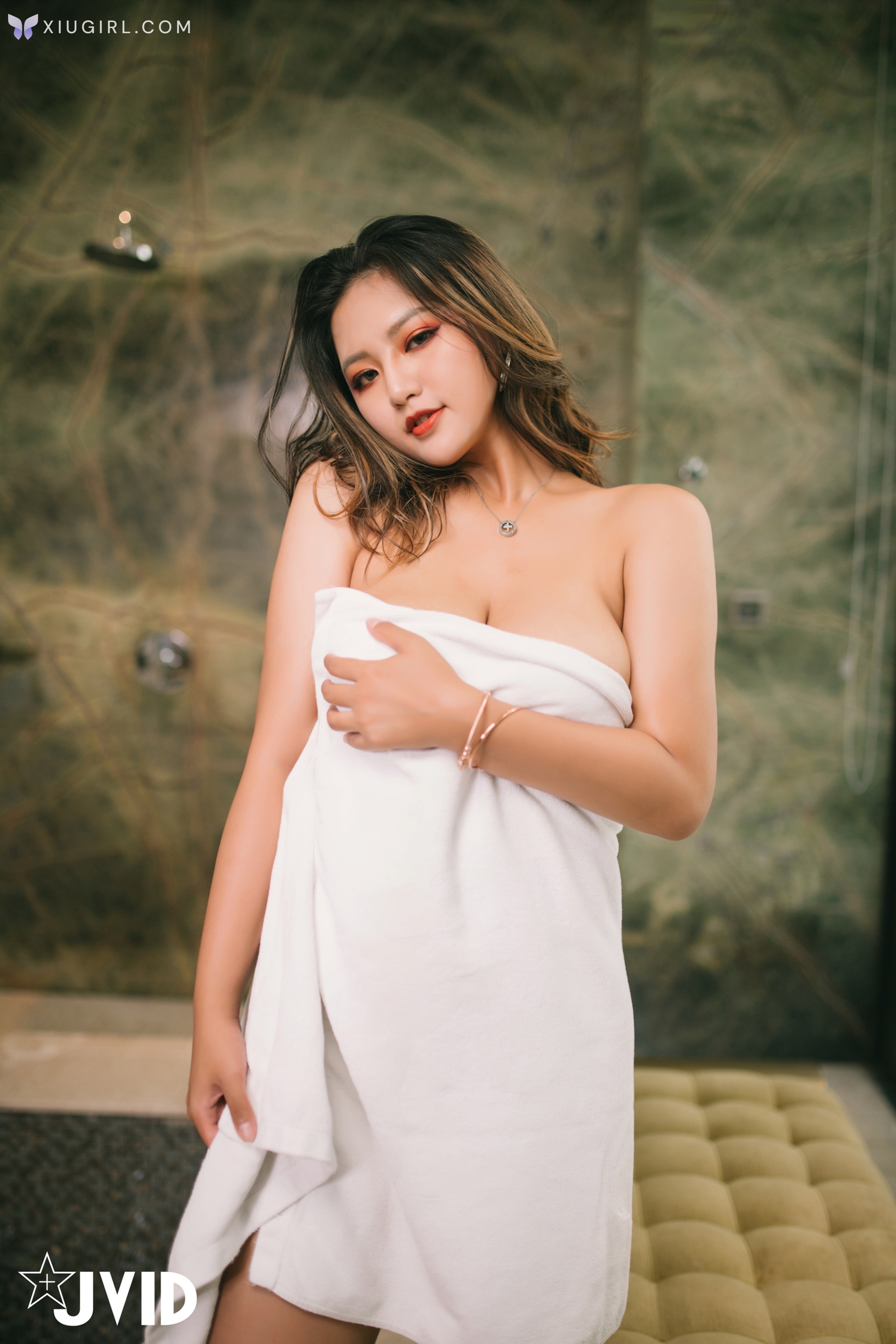 JVID Agelia安吉 – 爆乳风俗娘全身心地事奉-乳推全裸互动全身性按摩-为您服务 Body Massage 第18张