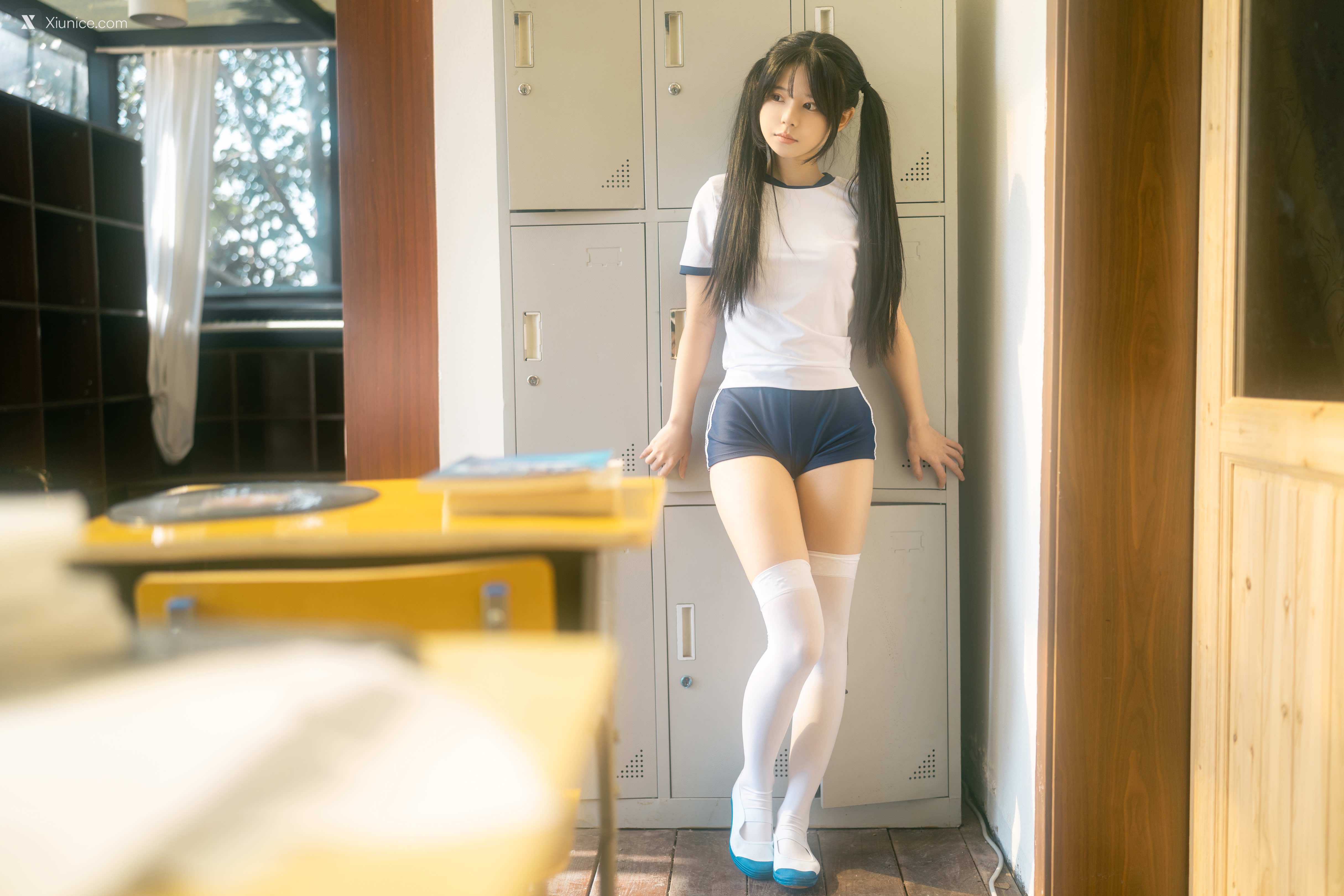 Coser@rua阮阮 – rua阮阮 – 春の更衣室-体操服 第47张