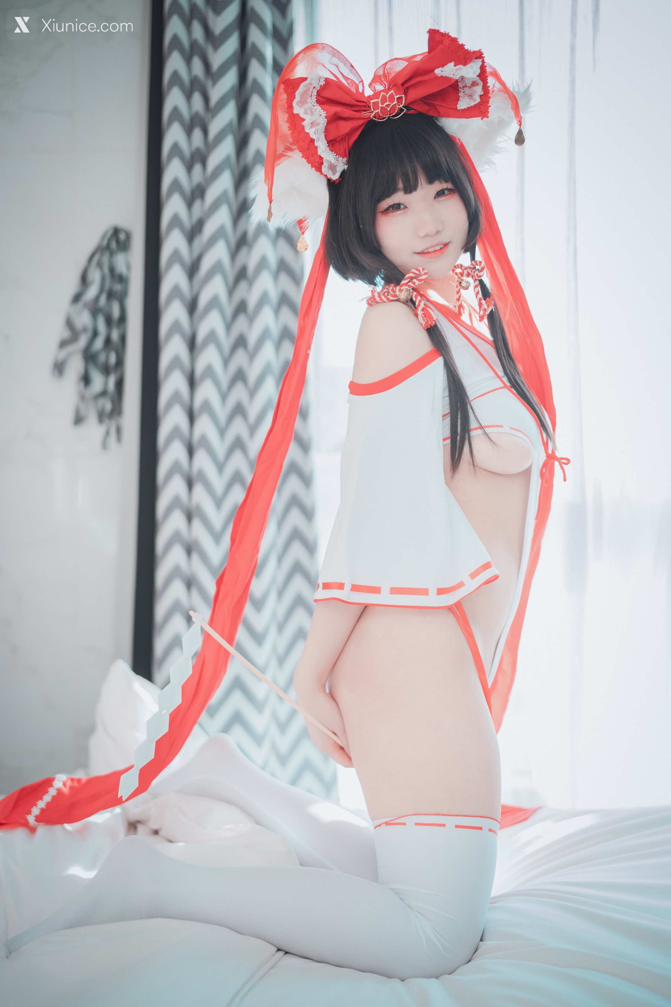 DJAWA Photo – Mimmi (밈미) – Kitsune Miko (A ver) 第3张
