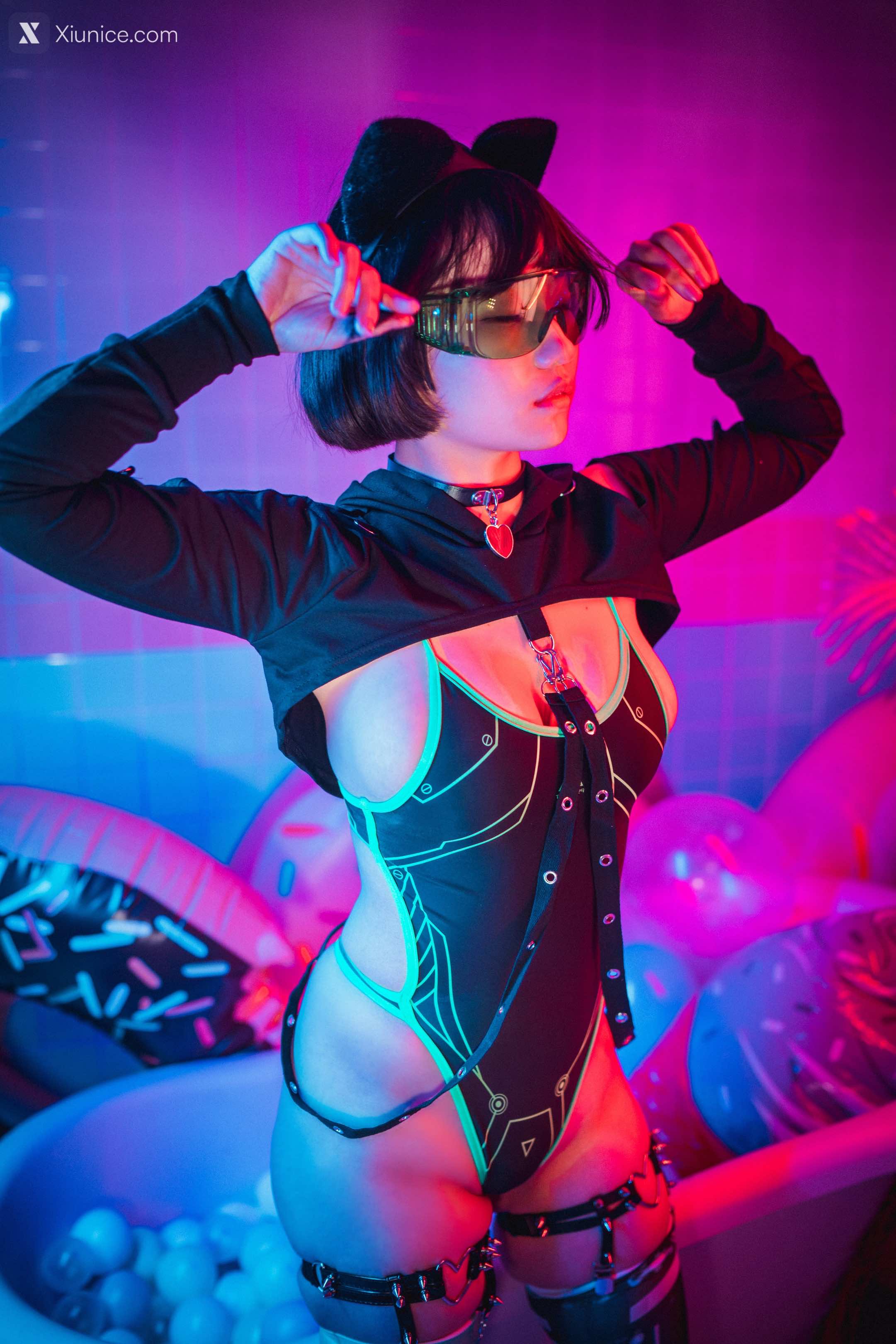 DJAWA Photo – Cyberpunk Girl – Mimmi (밈미) 第20张