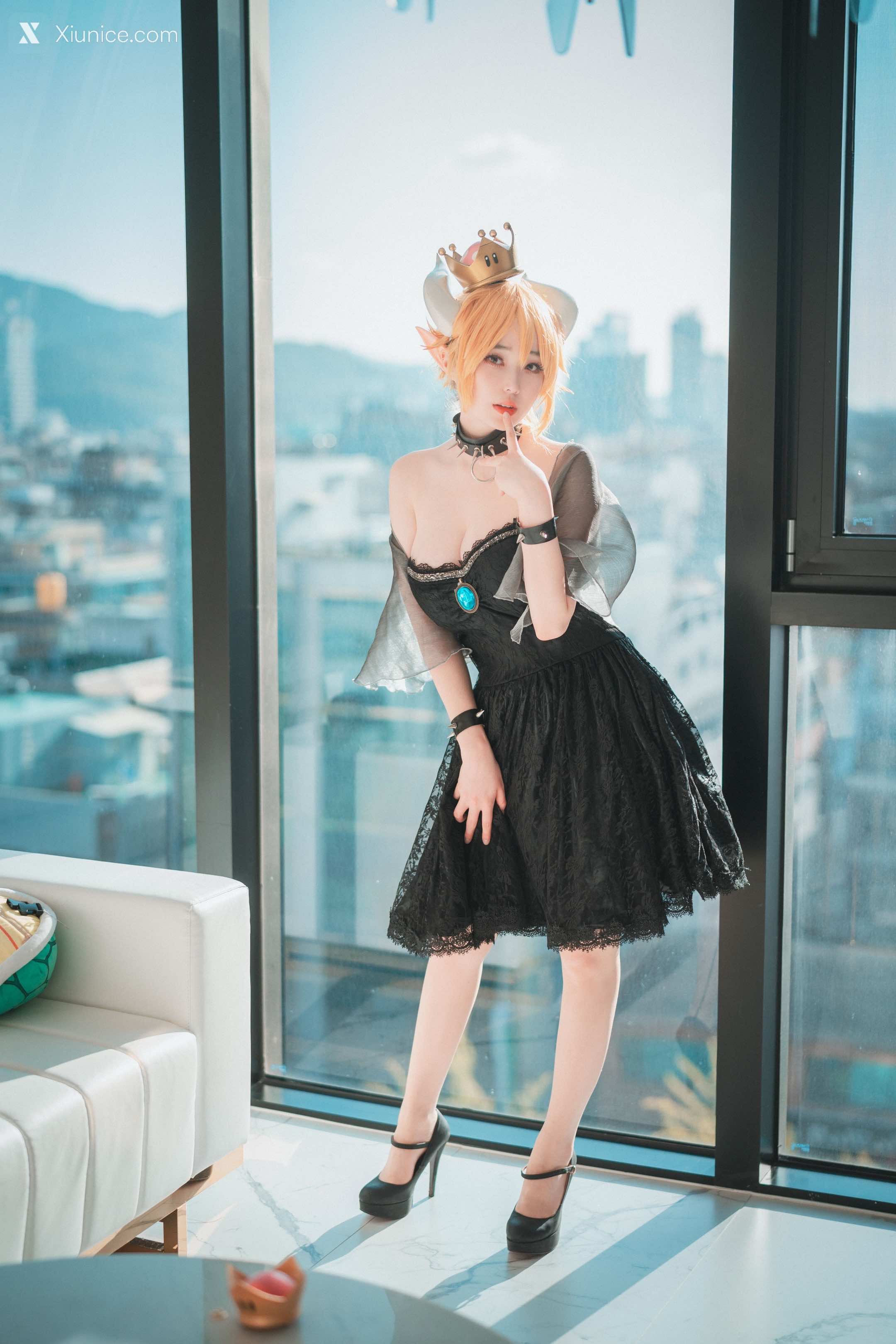 DJAWA Photo – Bambi (밤비) – Halloween with Bowsette (Super Mario Bros.) 第20张