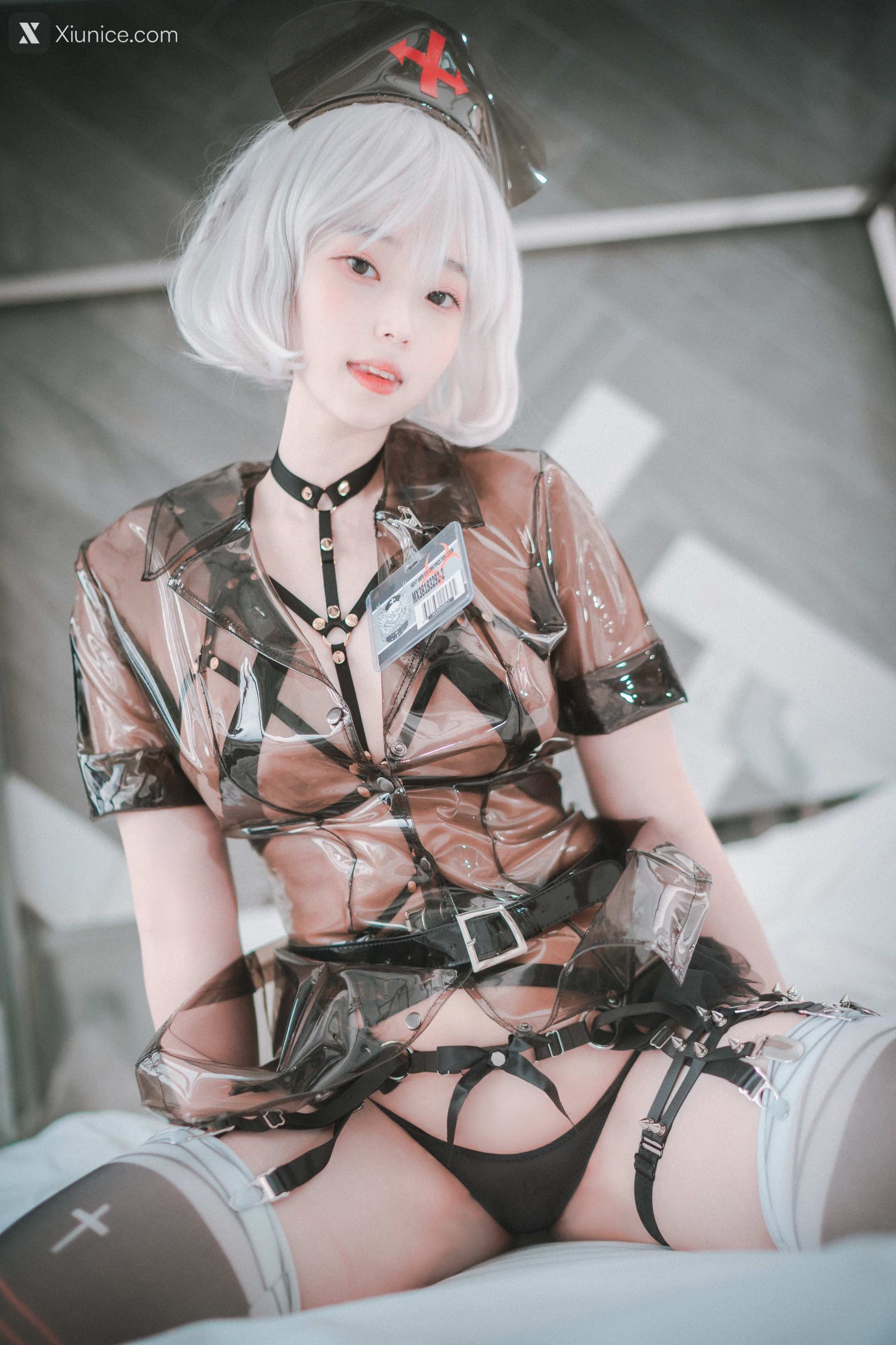 DJAWA Photo – Bambi (밤비) – Nurse Nation (Black ver) 第33张