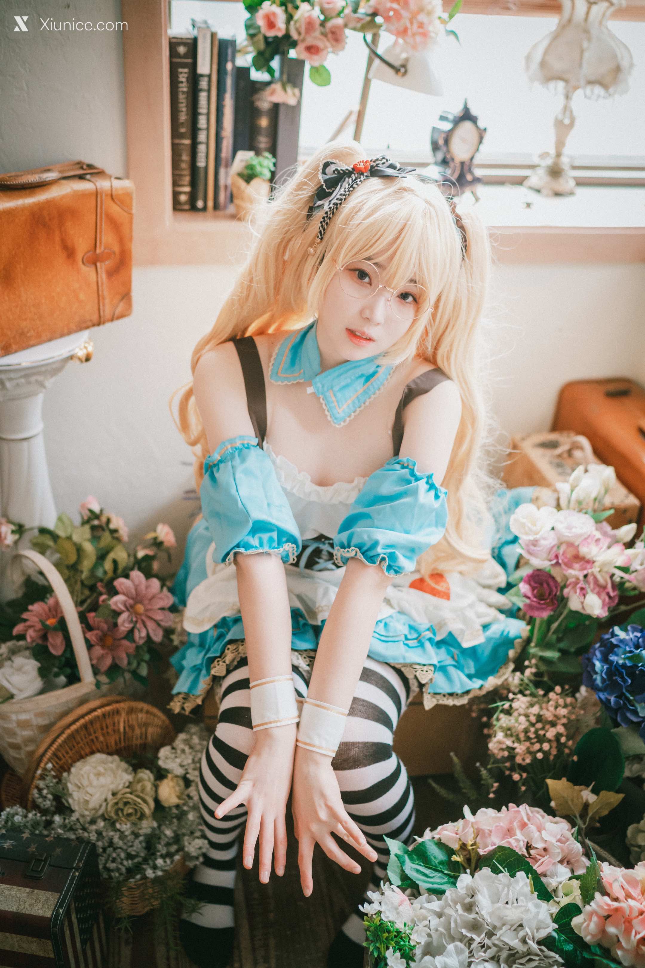 DJAWA Photo – Bambi (밤비) – Alice in Glasses 第6张