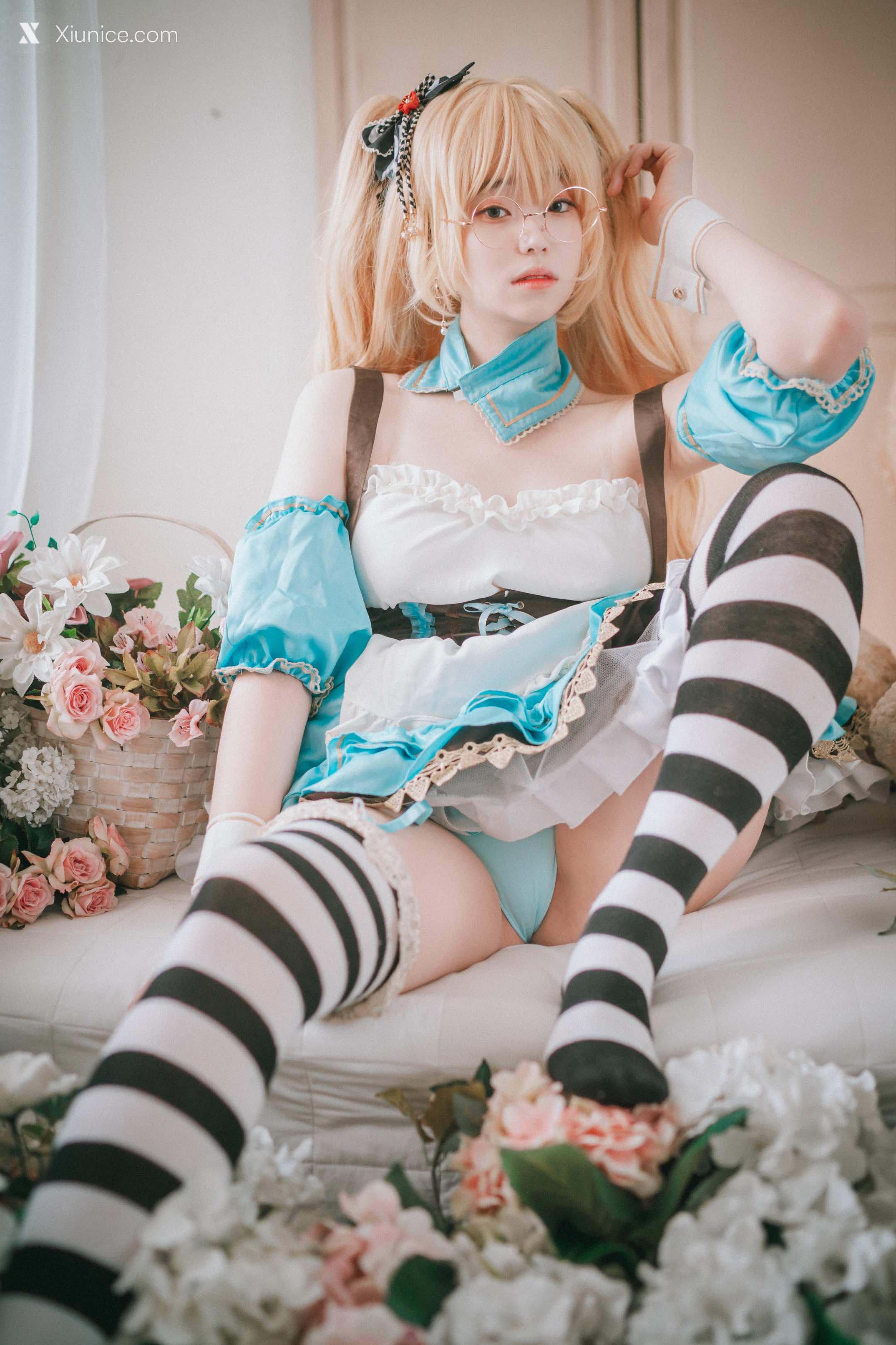 DJAWA Photo – Bambi (밤비) – Alice in Glasses 第22张