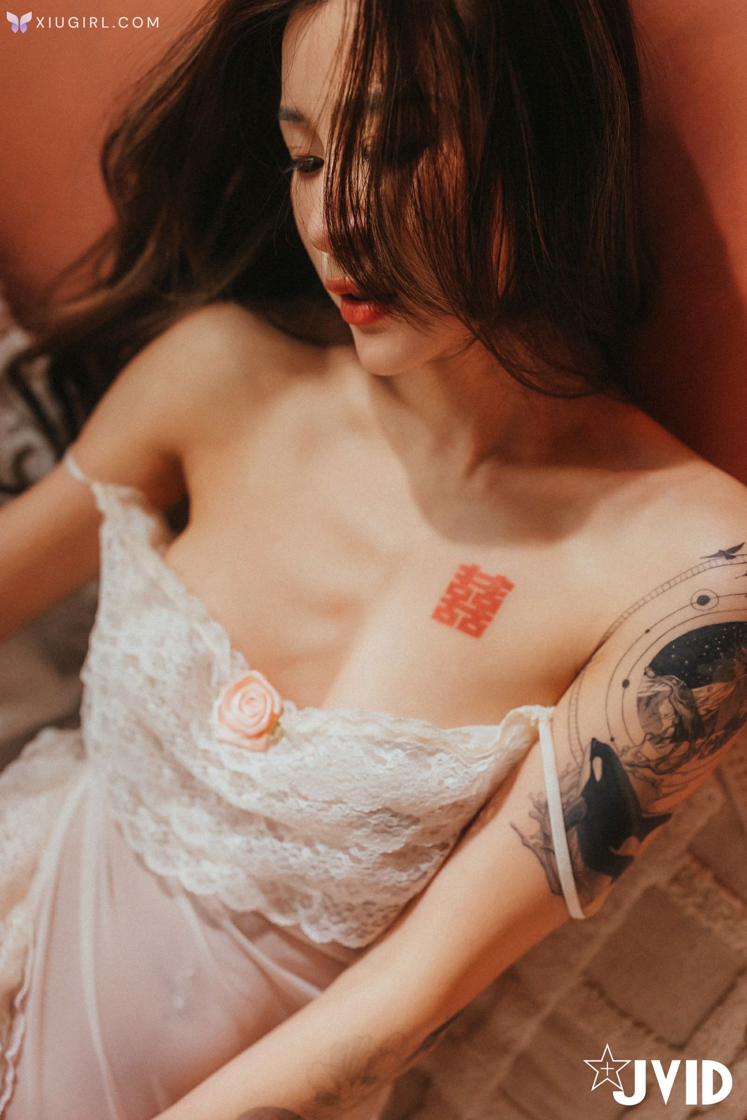 JVID Lara 雙囍 – 獨留的時光 與雙囍纏綿在浪漫花房的情緒與身體交流 第105张