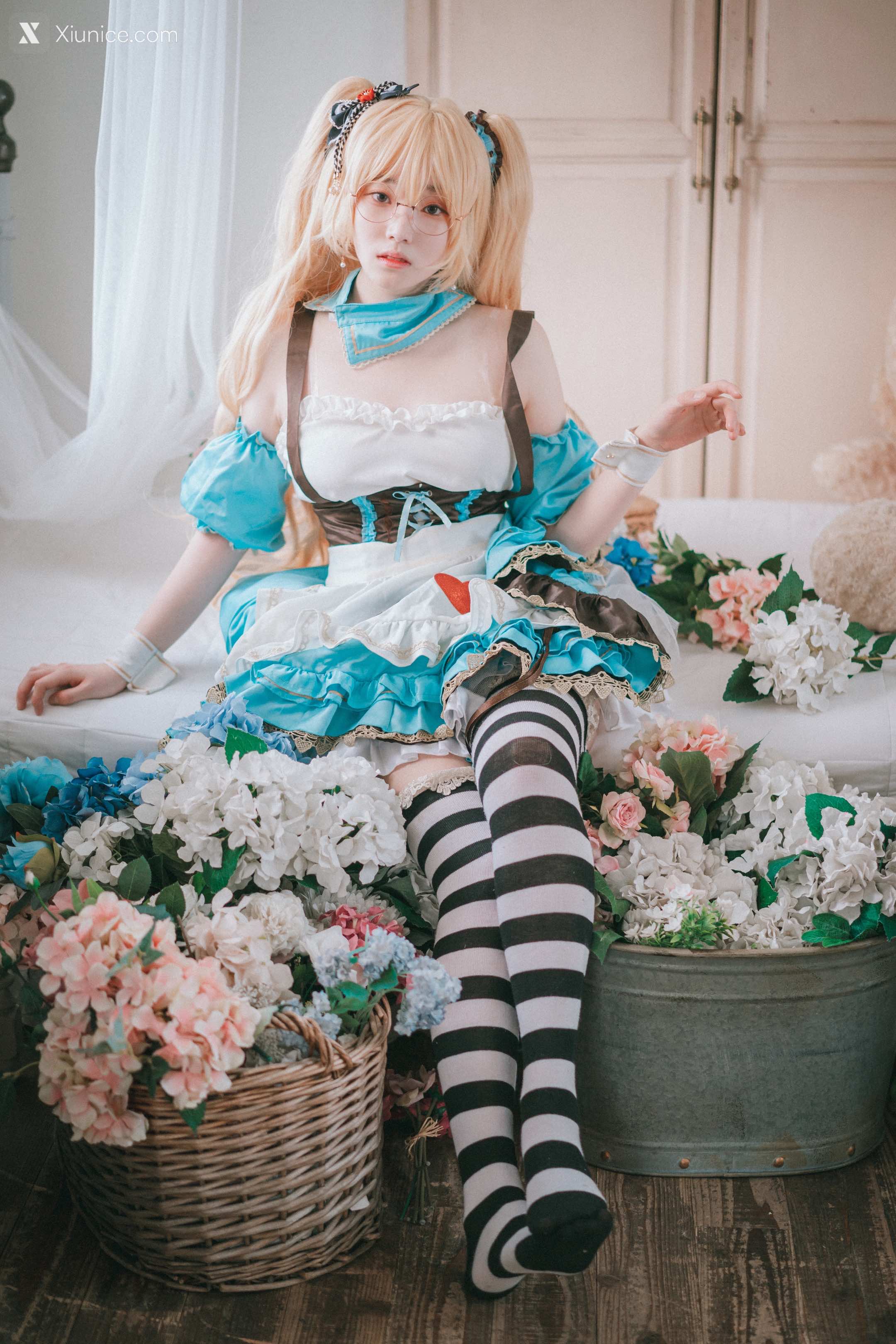 DJAWA Photo – Bambi (밤비) – Alice in Glasses 第41张