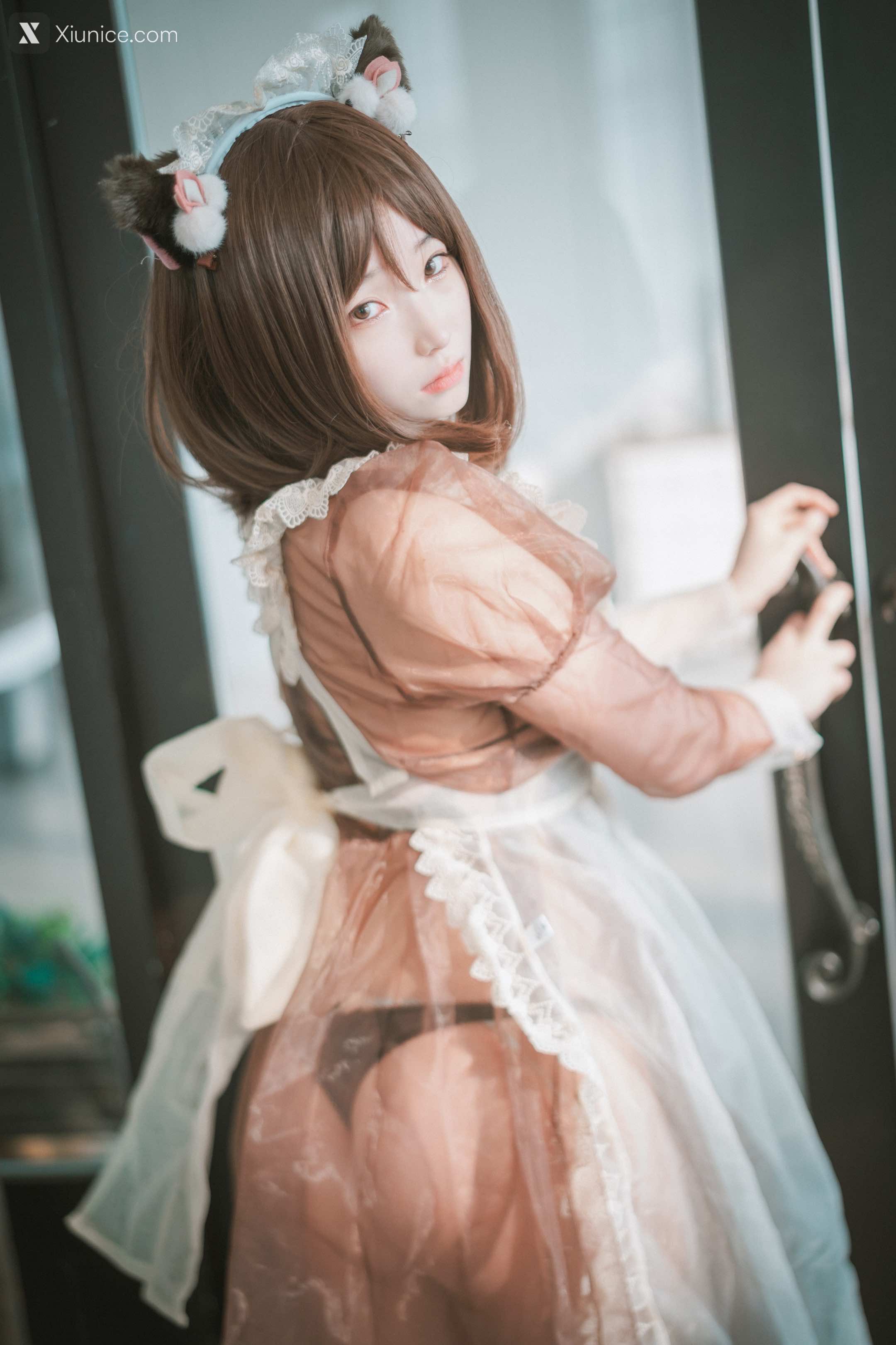 DJAWA Photo – Bambi (밤비) – Pure Marron (Maid) 第8张