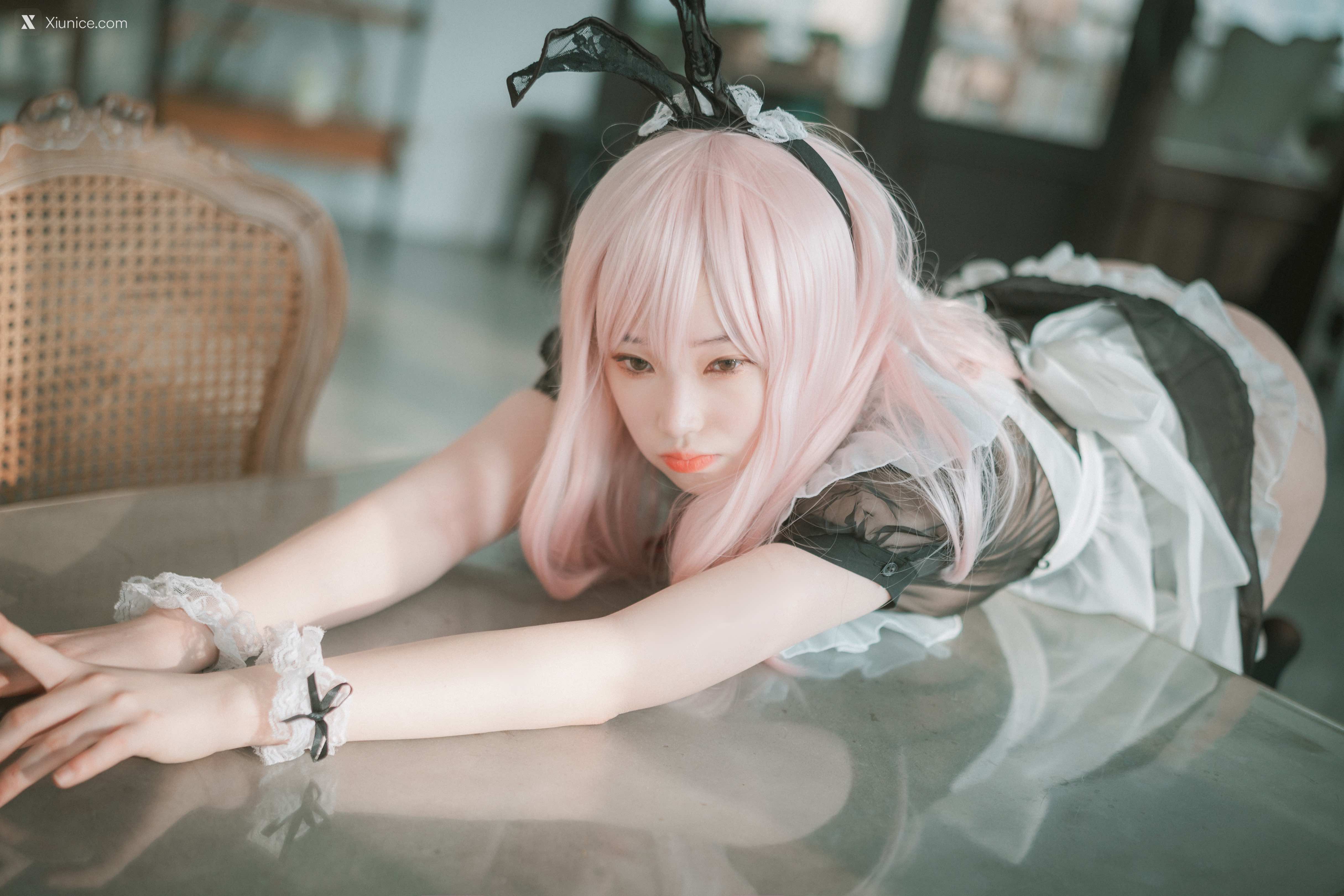 DJAWA Photo – Bambi (밤비) – Sheer Bunny Maid 第44张
