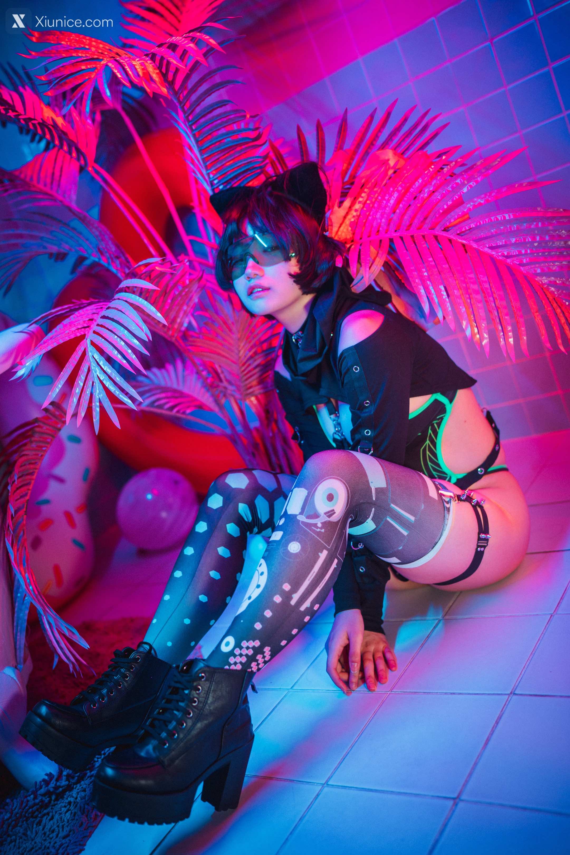 DJAWA Photo – Cyberpunk Girl – Mimmi (밈미) 第26张