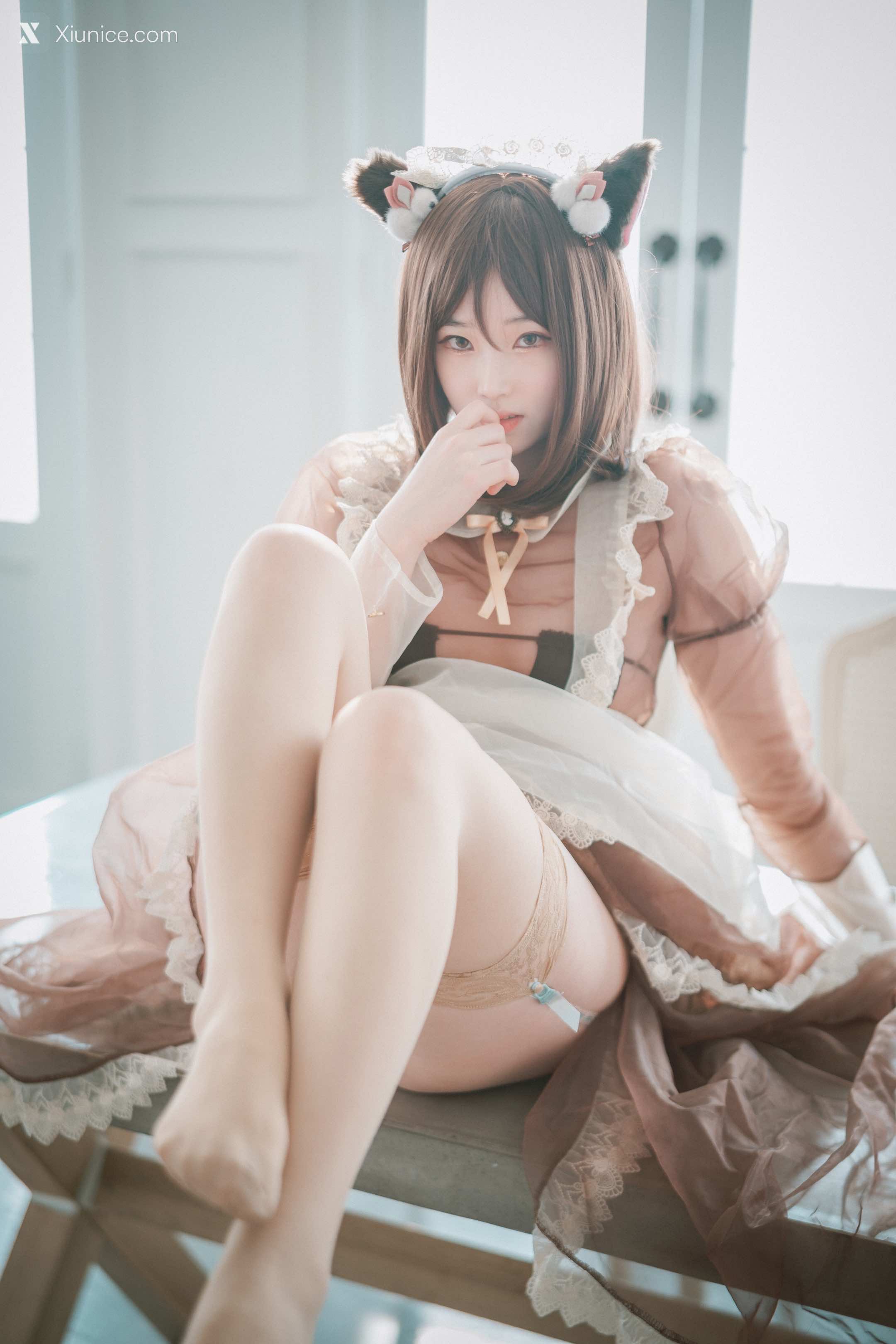 DJAWA Photo – Bambi (밤비) – Pure Marron (Maid) 第7张
