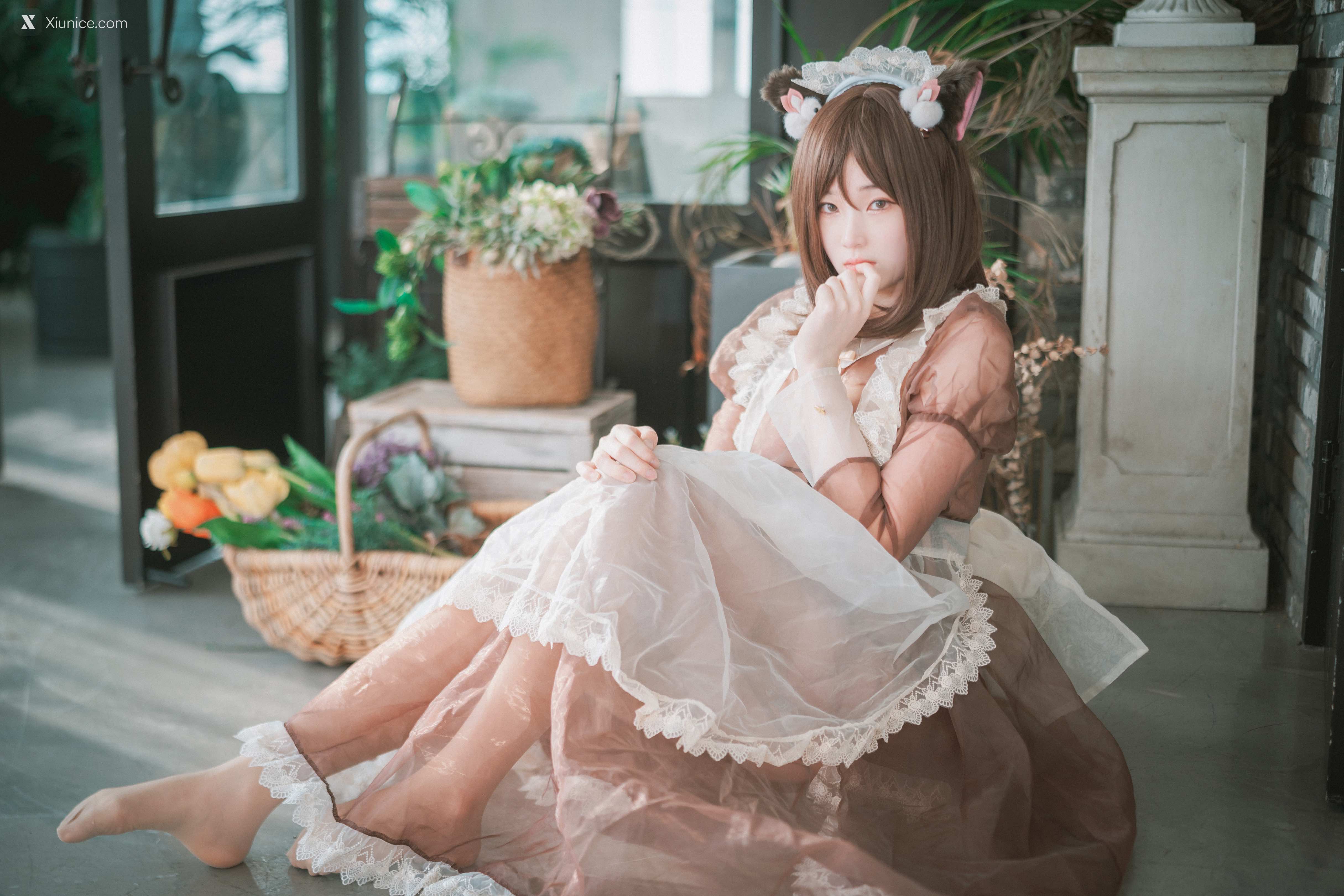 DJAWA Photo – Bambi (밤비) – Pure Marron (Maid) 第36张