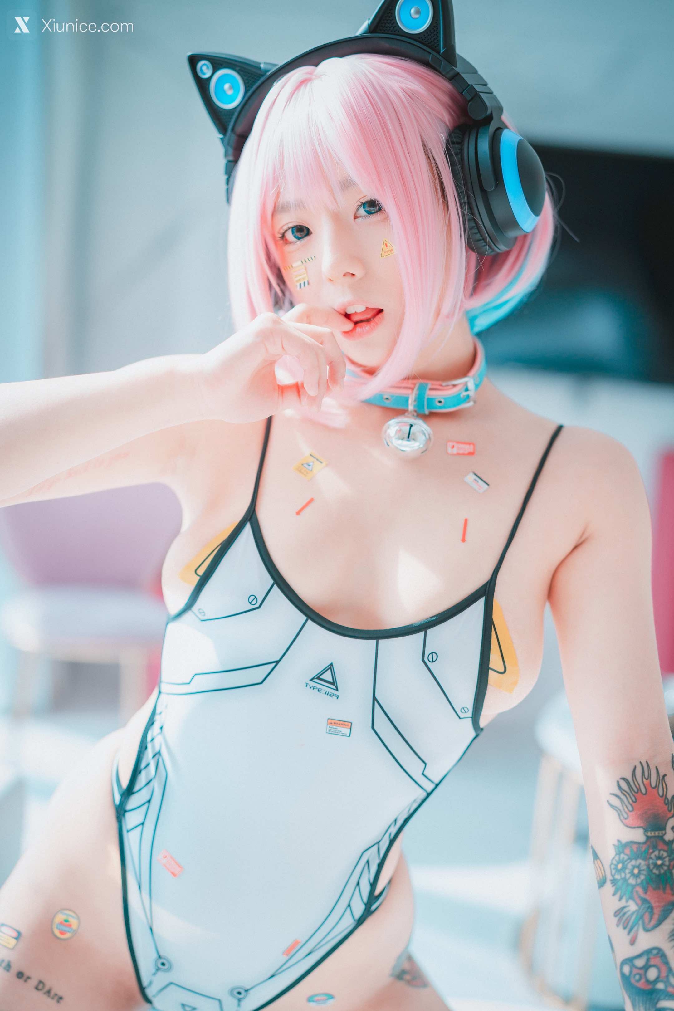 DJAWA Photo – Maruemon (마루에몽) – Caution Girl vs Athletic Girl 第6张