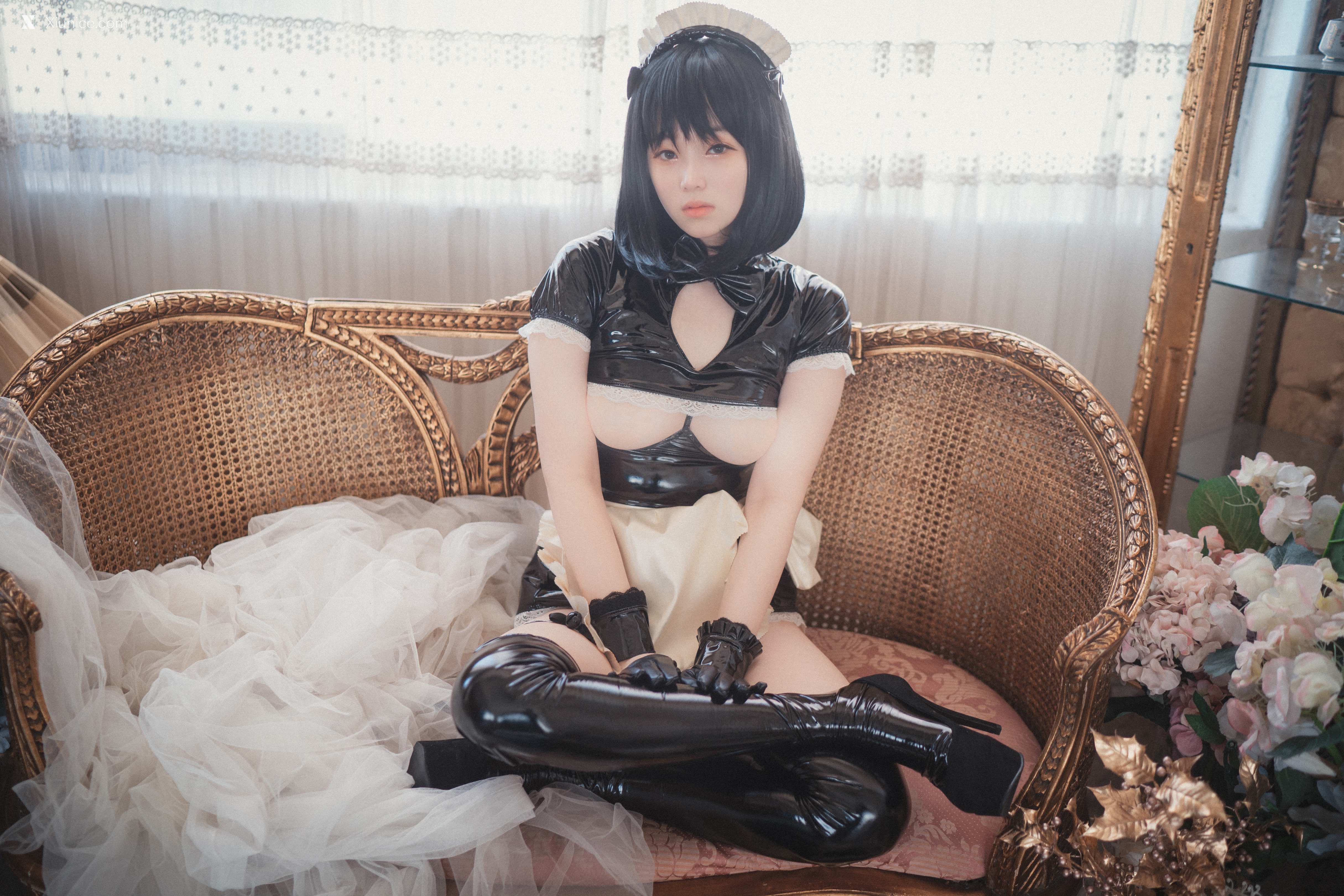 DJAWA Photo – Bambi (밤비) – Femme de Chambre en Latex 第50张