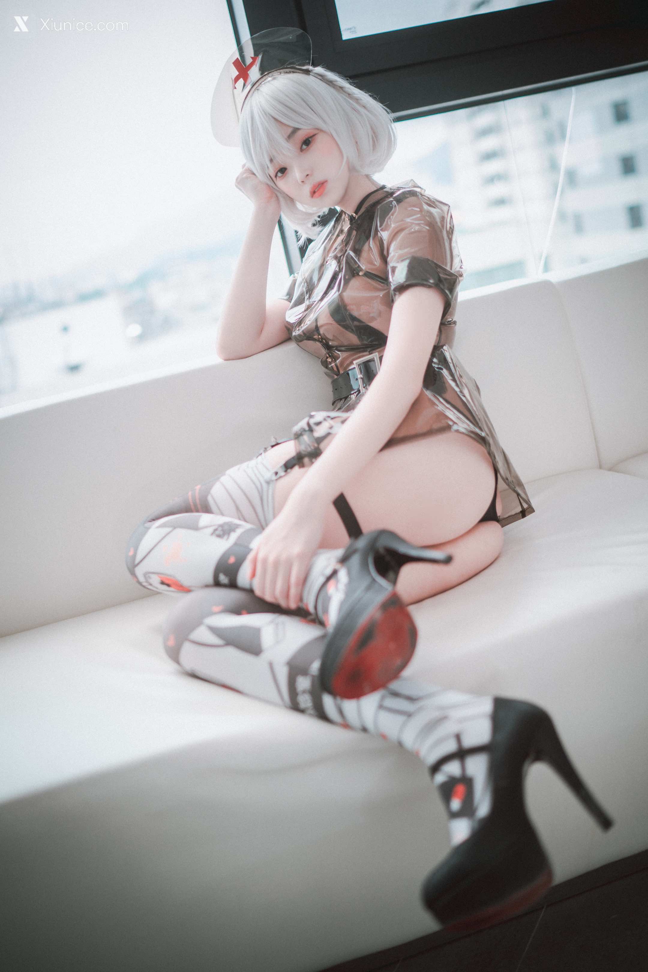 DJAWA Photo – Bambi (밤비) – Nurse Nation (Black ver) 第34张