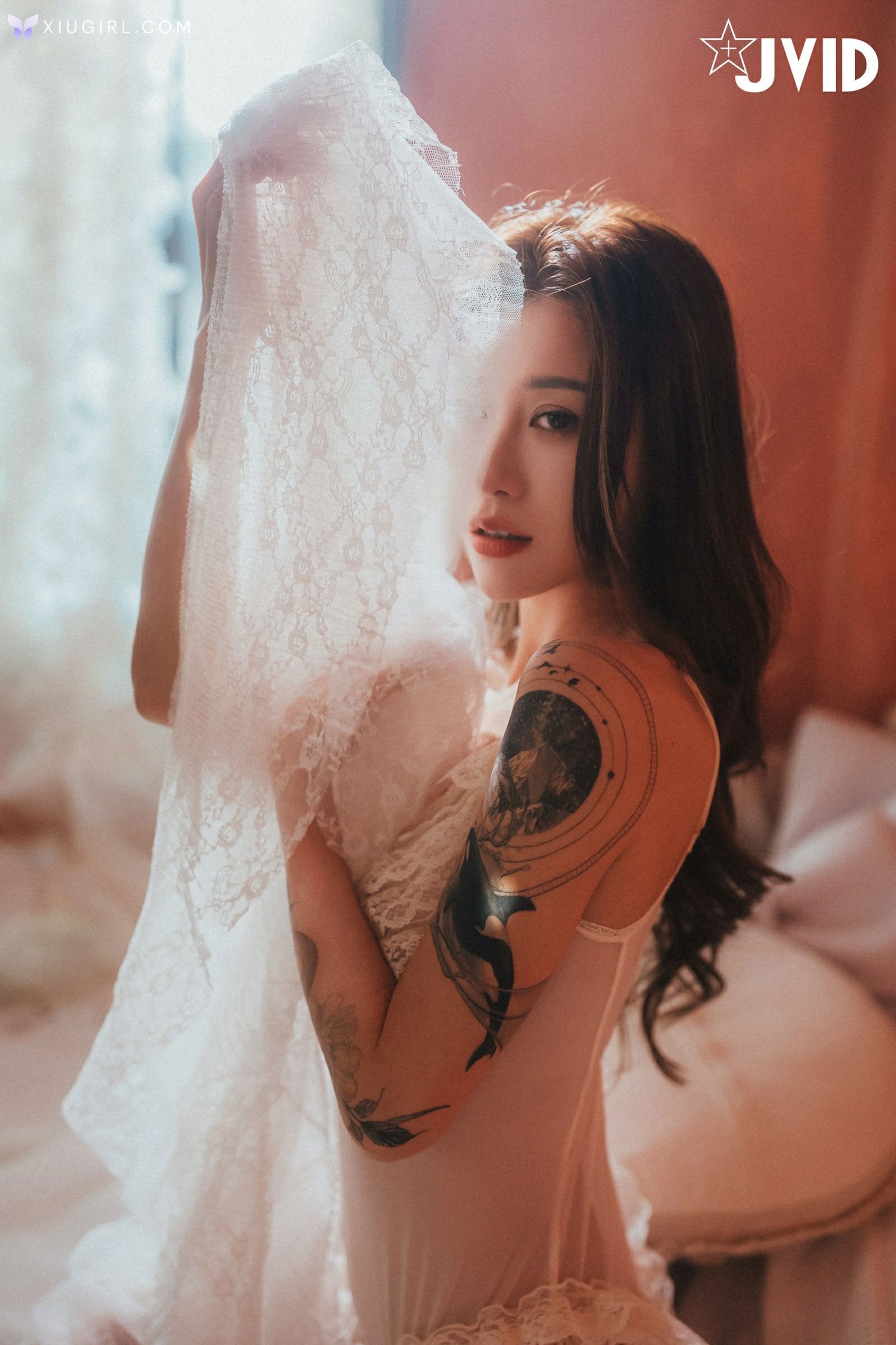 JVID Lara 雙囍 – 獨留的時光 與雙囍纏綿在浪漫花房的情緒與身體交流 第55张