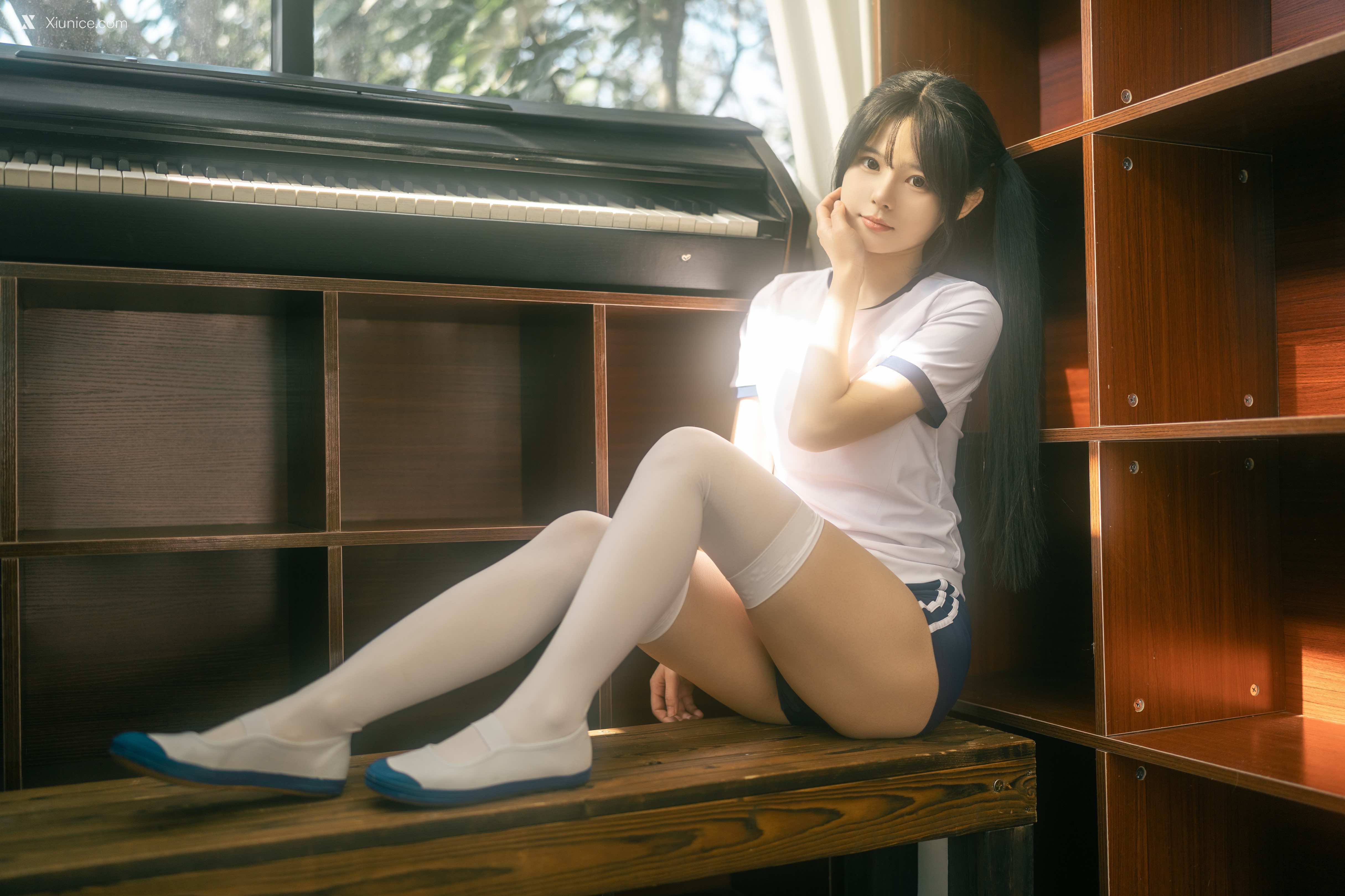 Coser@rua阮阮 – rua阮阮 – 春の更衣室-体操服 第12张