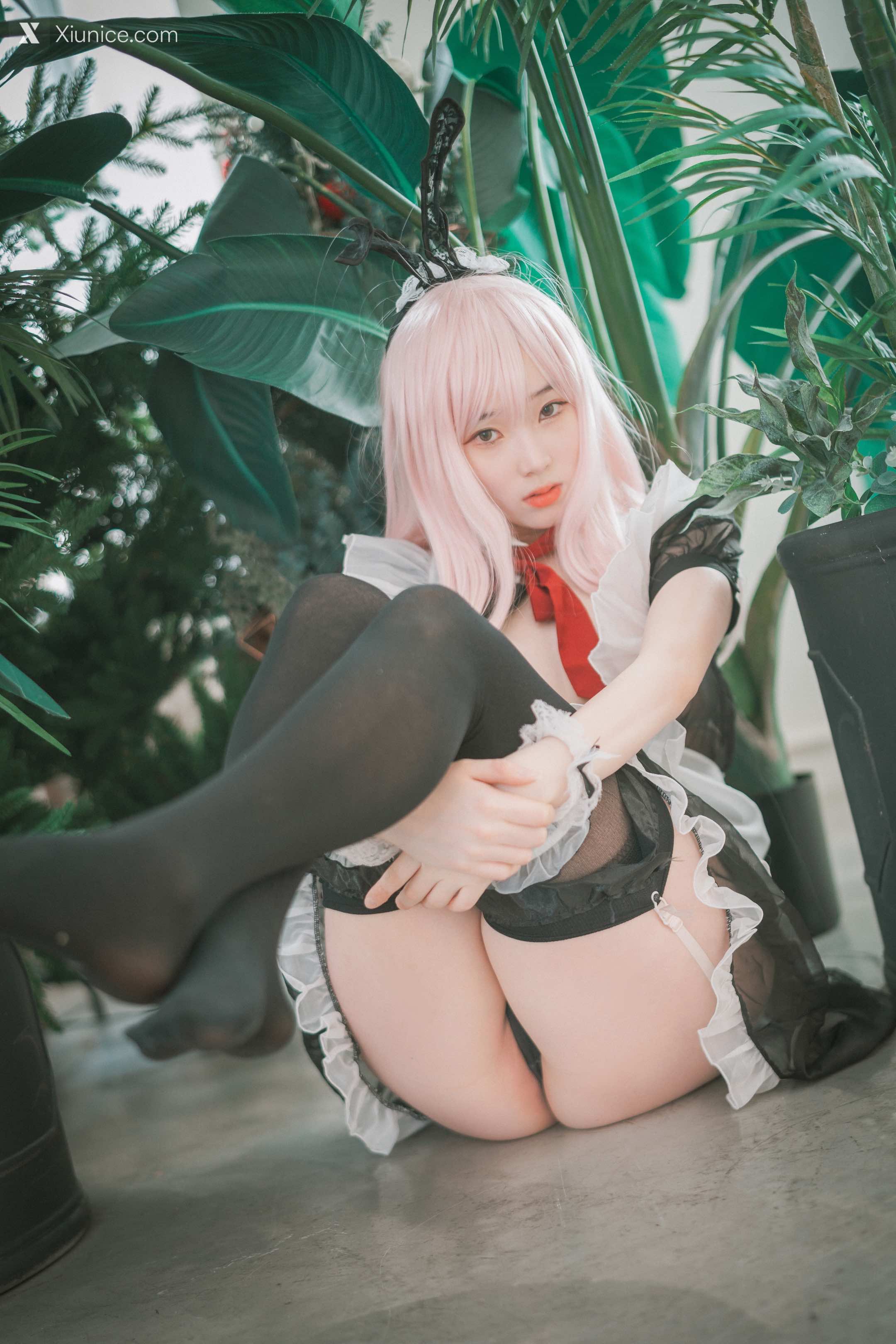 DJAWA Photo – Bambi (밤비) – Sheer Bunny Maid 第31张