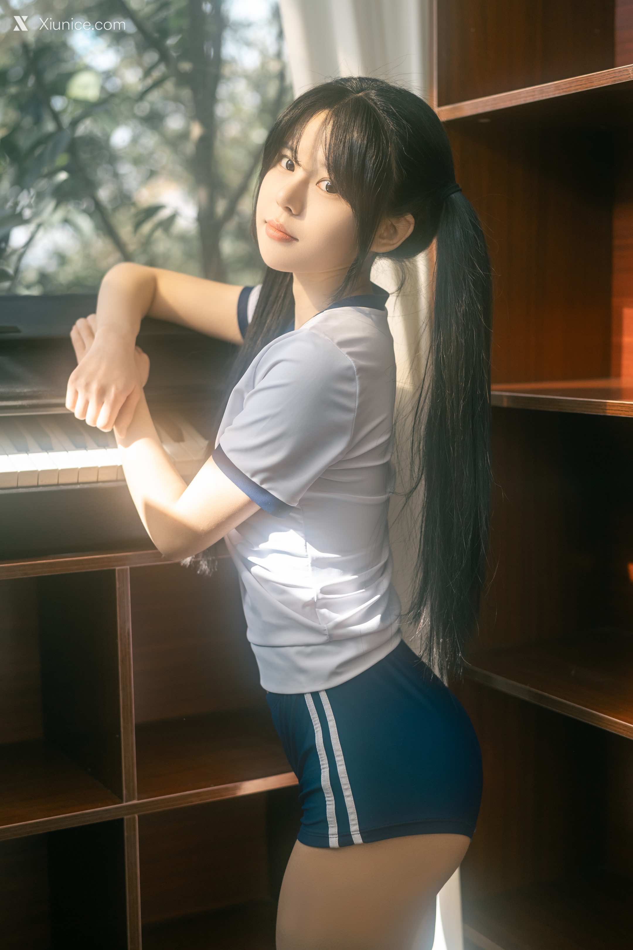 Coser@rua阮阮 – rua阮阮 – 春の更衣室-体操服 第1张