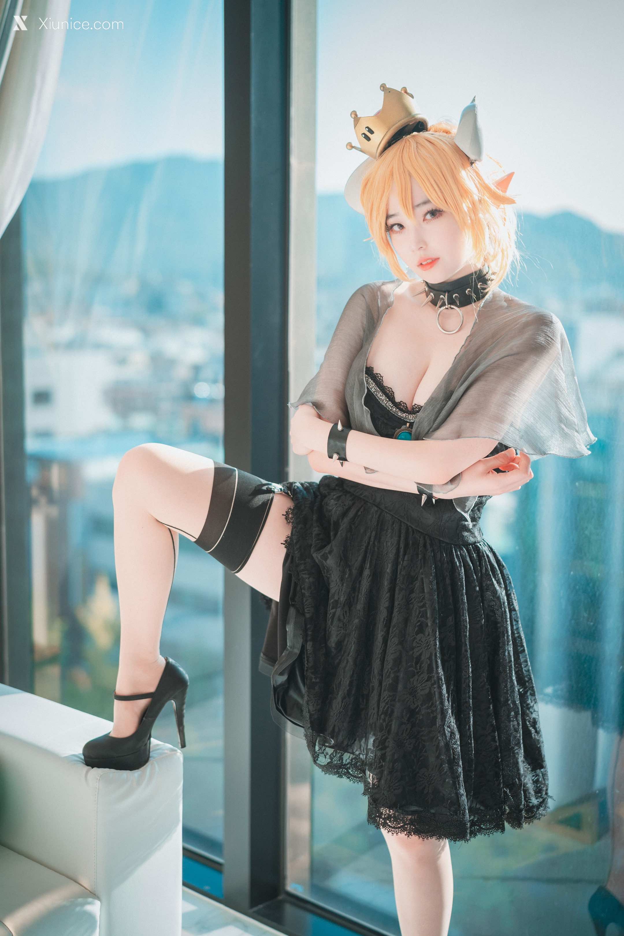 DJAWA Photo – Bambi (밤비) – Halloween with Bowsette (Super Mario Bros.) 第24张