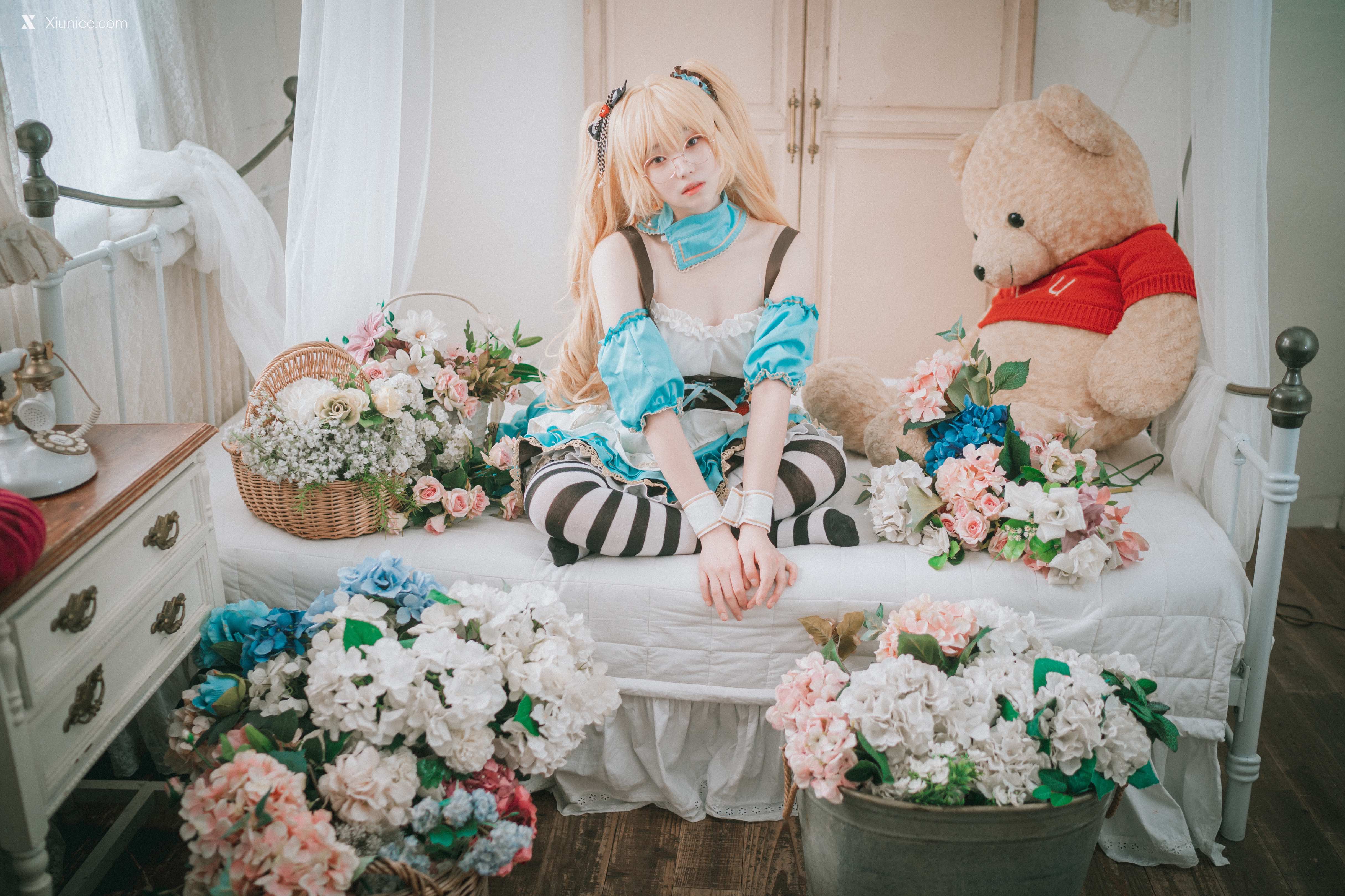 DJAWA Photo – Bambi (밤비) – Alice in Glasses 第15张