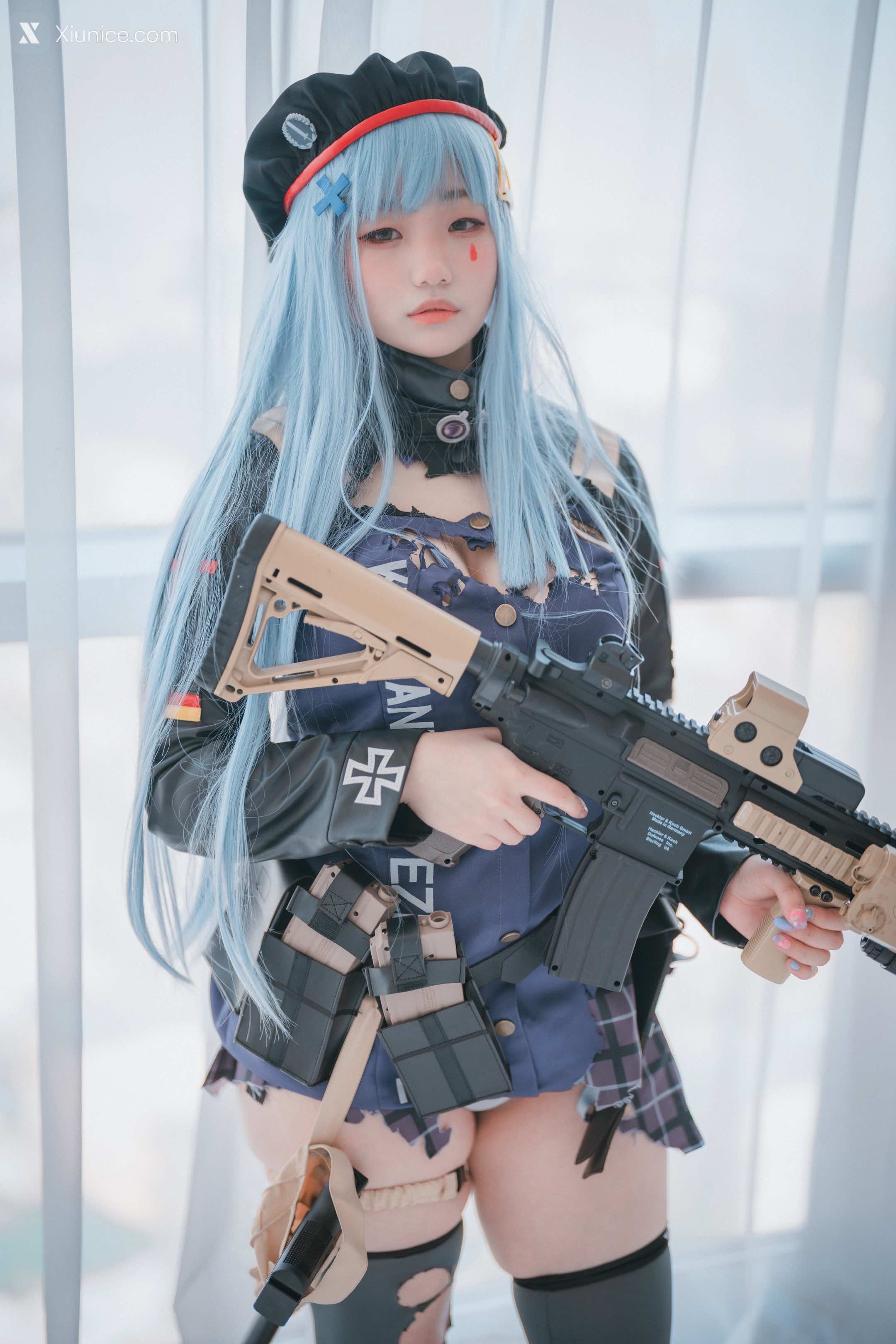 DJAWA Photo – Mimmi (밈미) – Girls’ Frontline – HK416 (Damaged ver.) 第7张