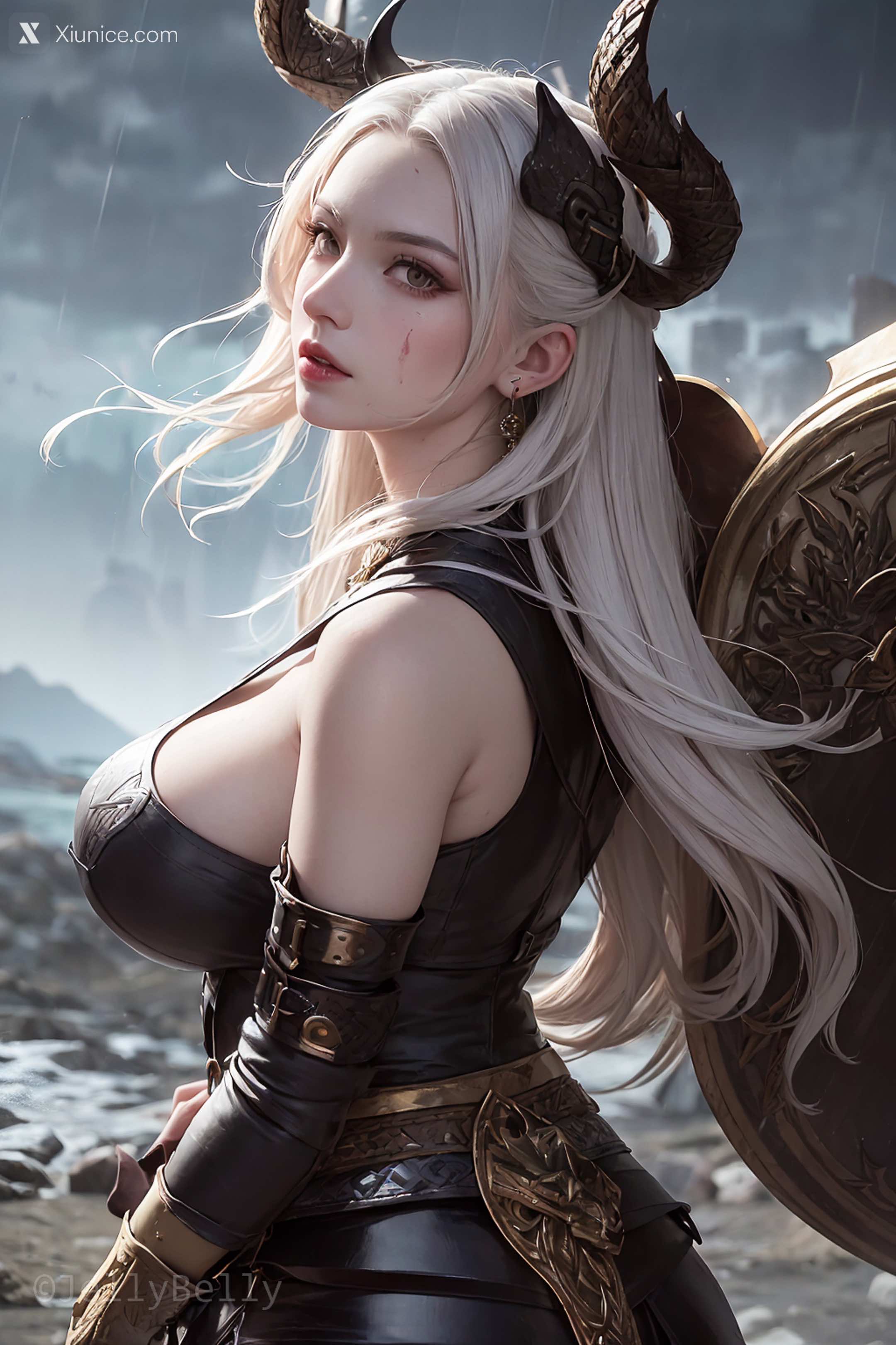 AI Girl – JellyBelly作品 – 女戰士 Part 1 第130张